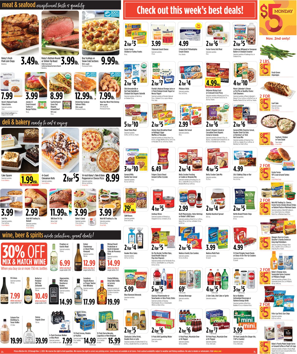 Catalogue Raley's from 10/28/2020
