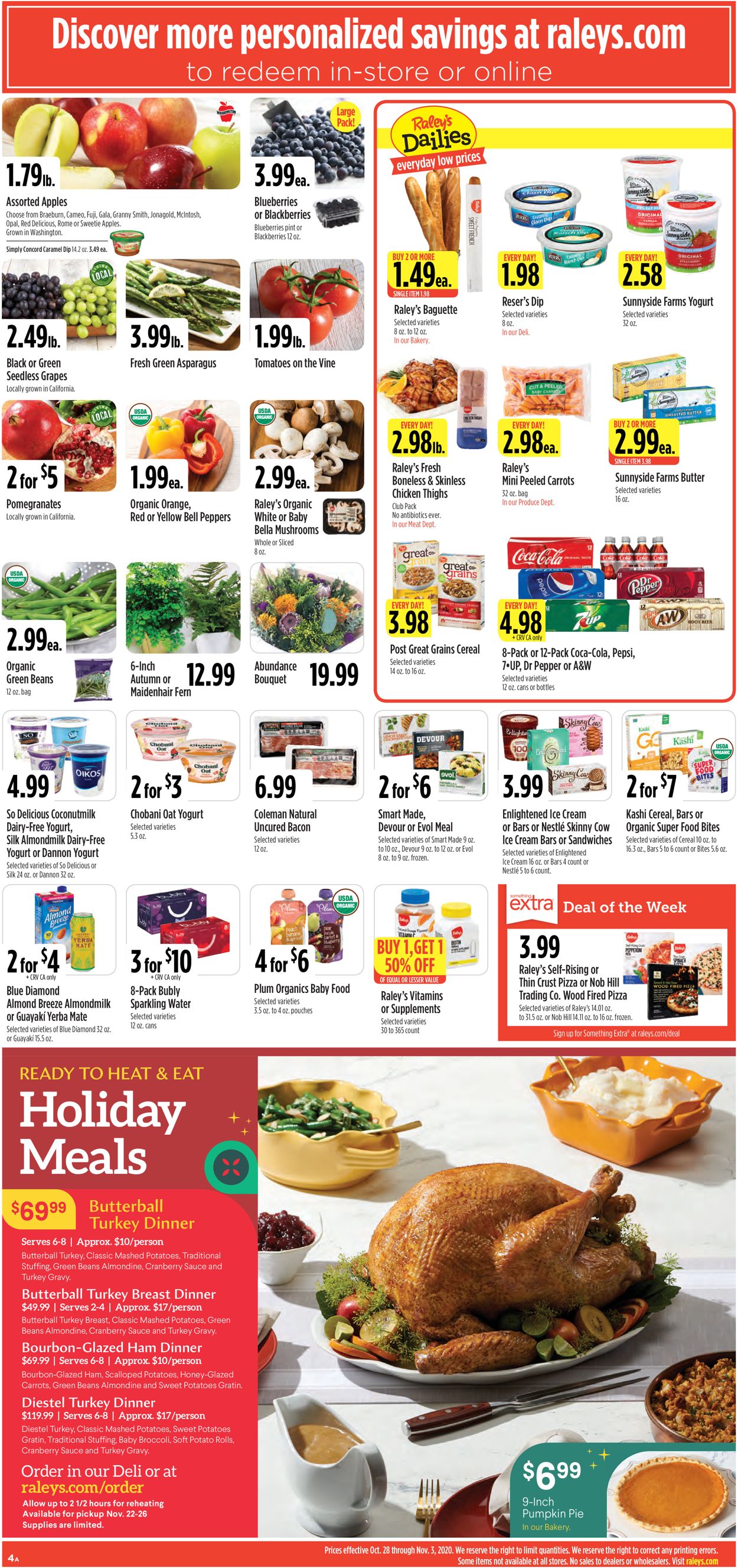 Catalogue Raley's from 10/28/2020
