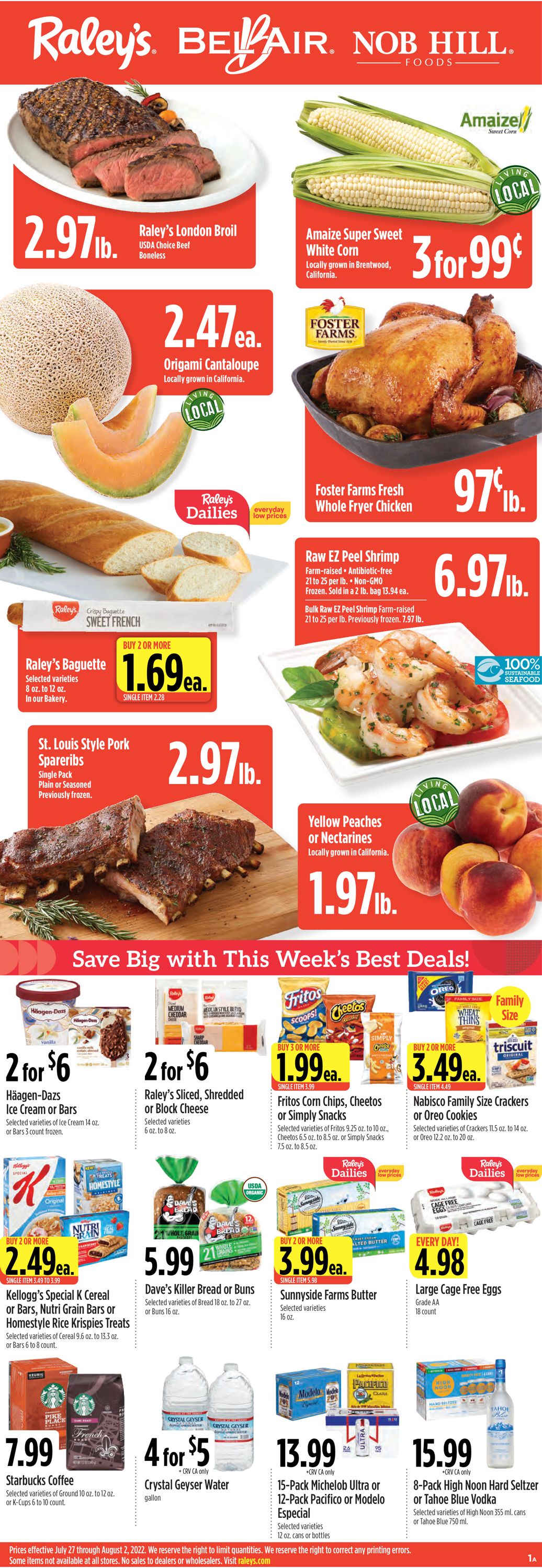 Catalogue Raley's from 07/27/2022