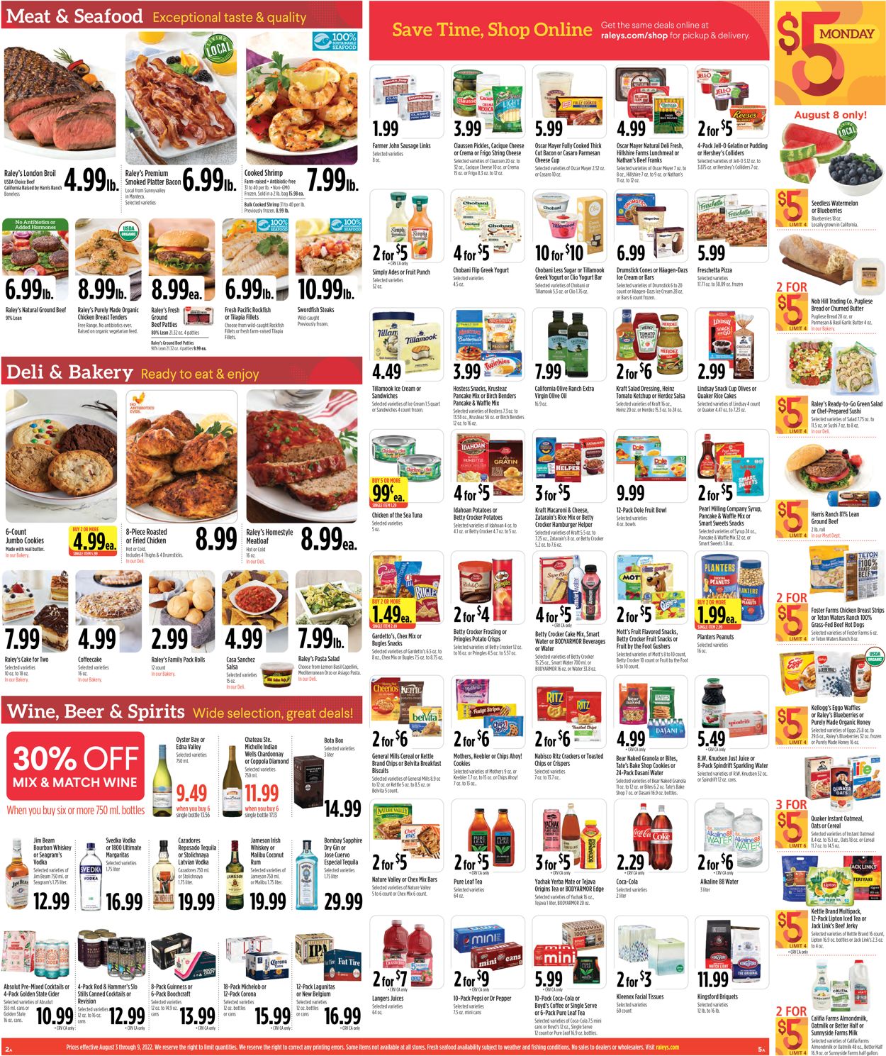 Catalogue Raley's from 08/03/2022