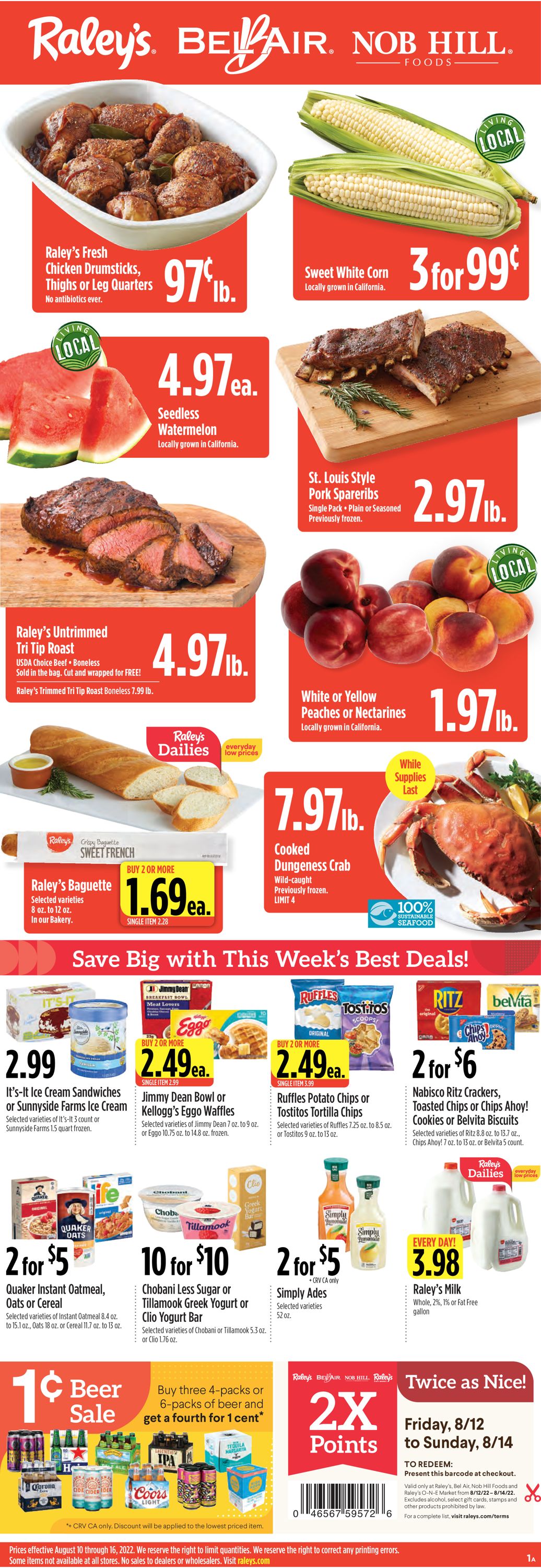 Catalogue Raley's from 08/10/2022