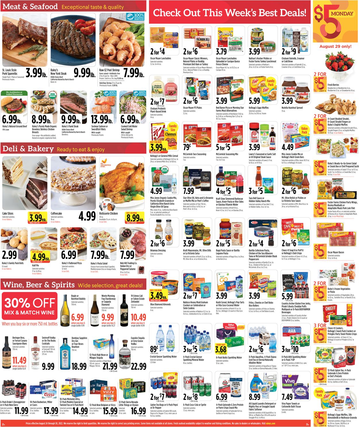 Catalogue Raley's from 08/24/2022