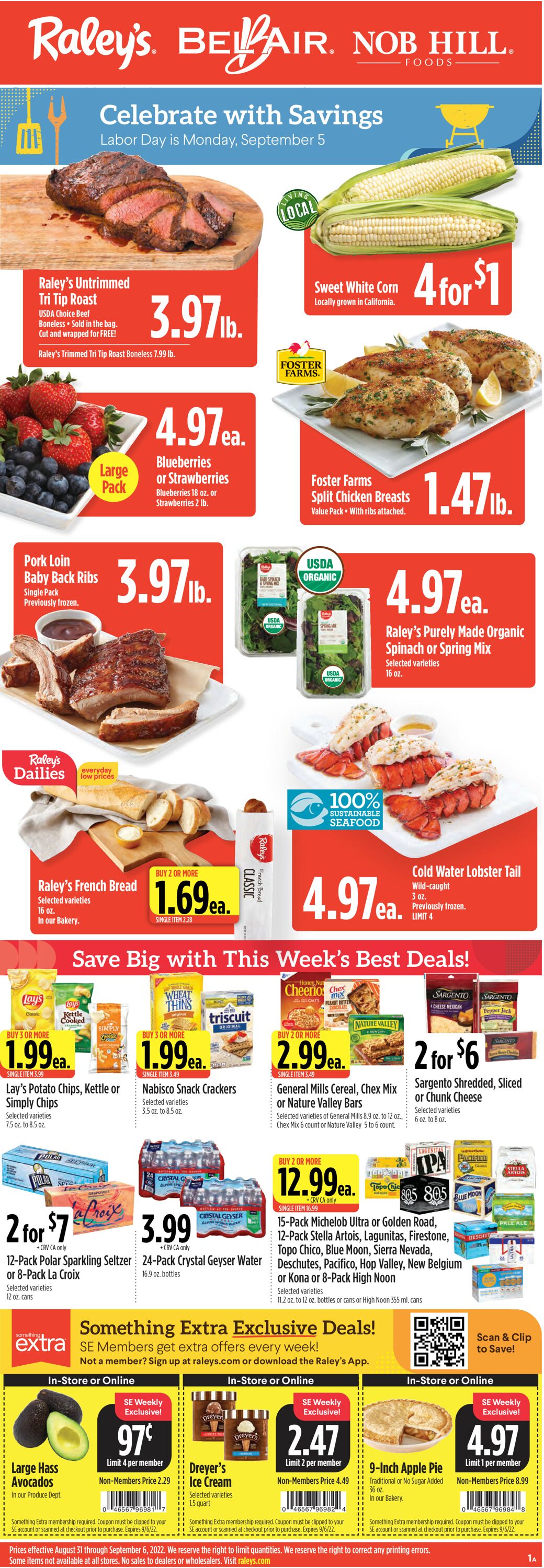 Catalogue Raley's from 08/31/2022
