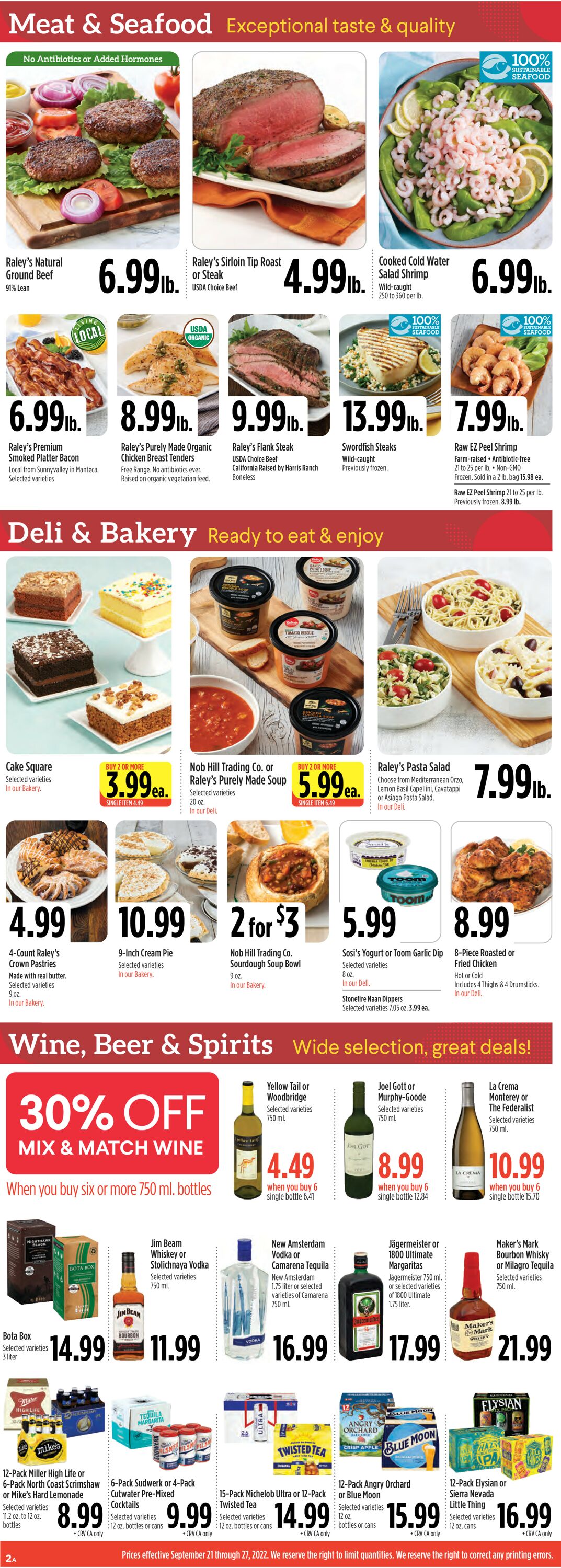 Catalogue Raley's from 09/21/2022