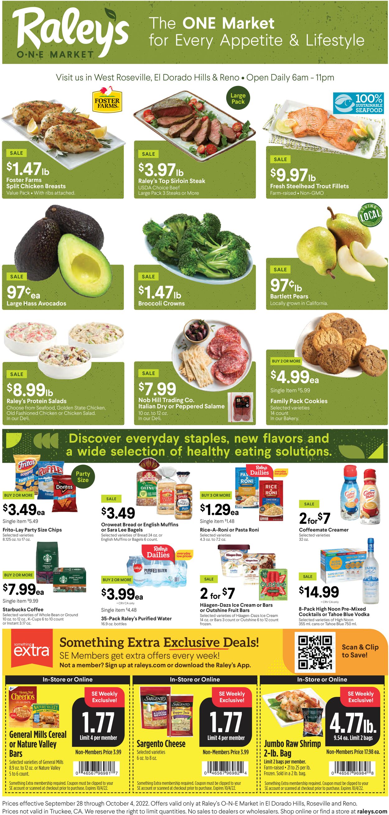 Catalogue Raley's from 09/28/2022