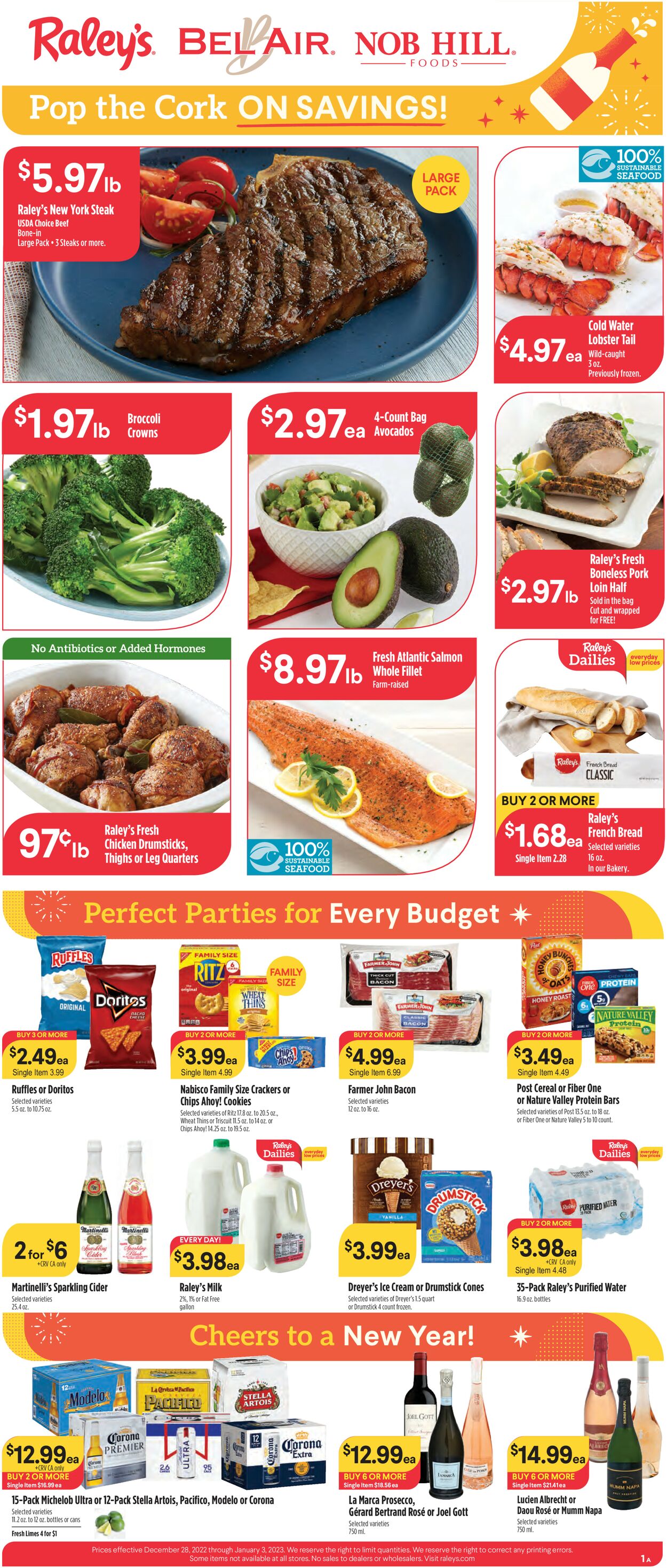 Catalogue Raley's from 12/28/2022