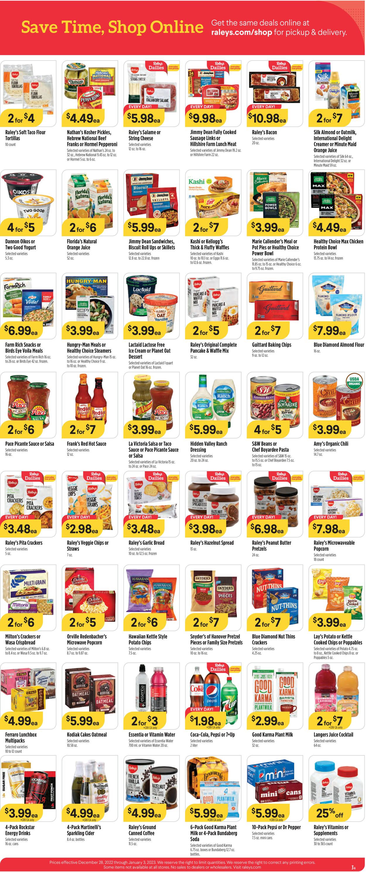 Catalogue Raley's from 12/28/2022