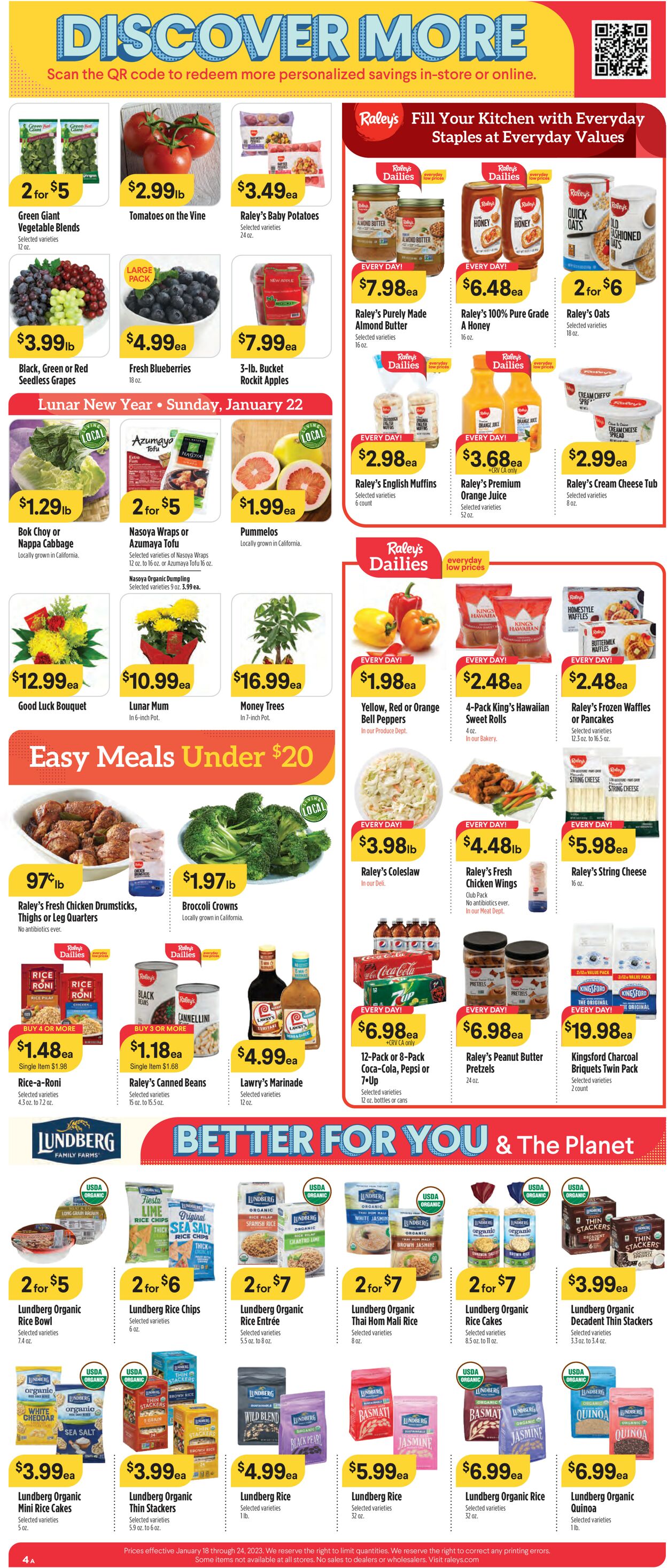 Catalogue Raley's from 01/18/2023