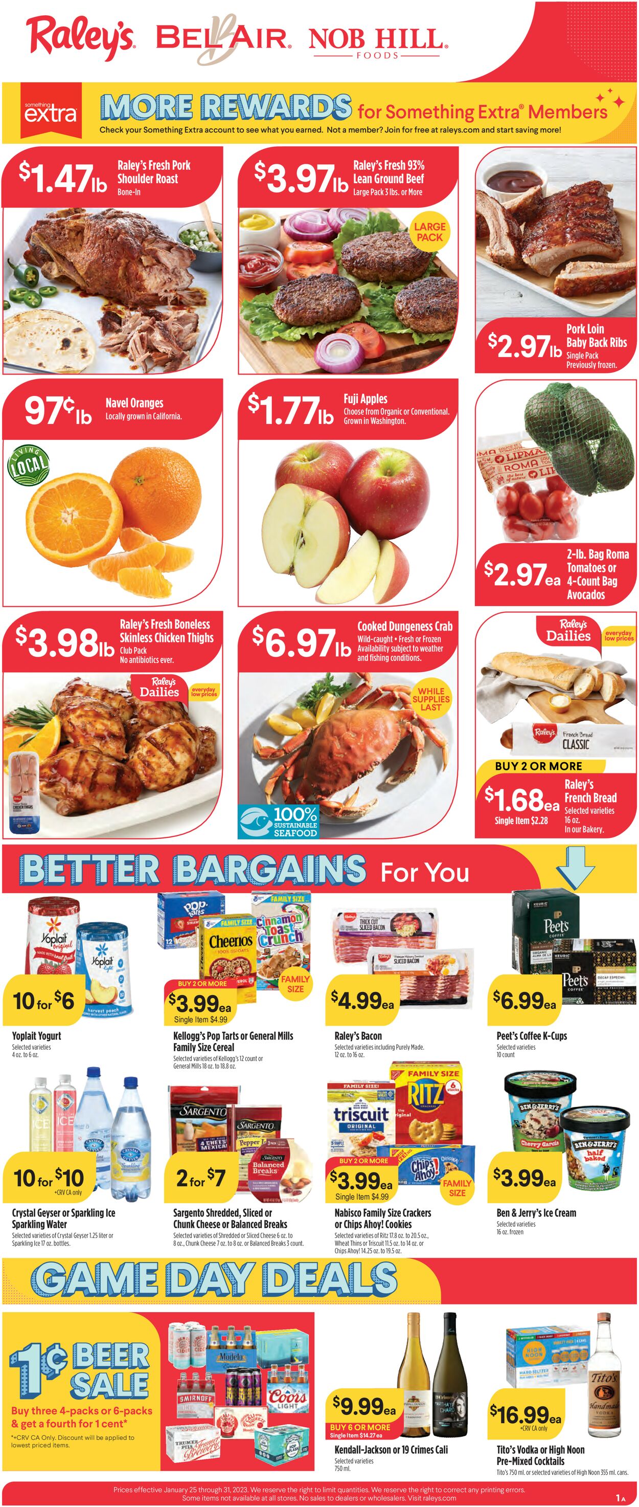Catalogue Raley's from 01/25/2023