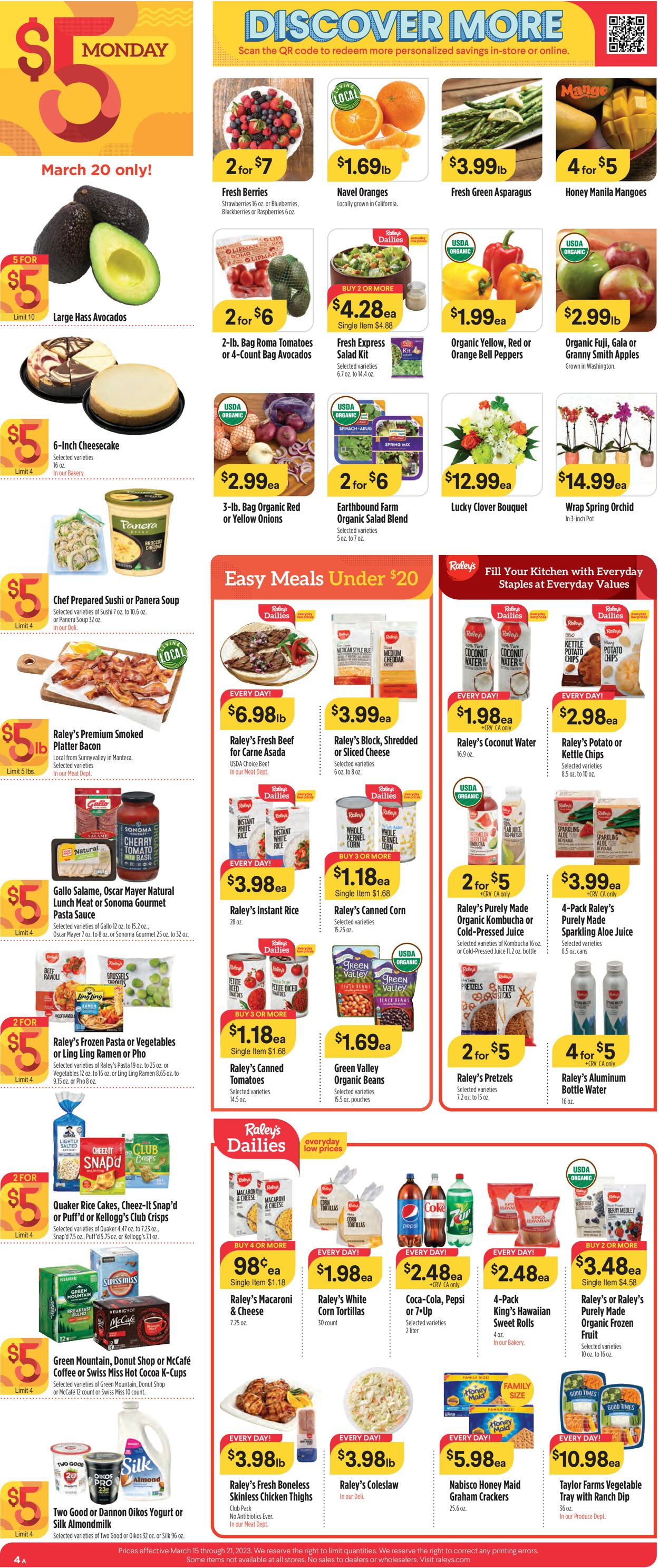 Catalogue Raley's from 03/15/2023