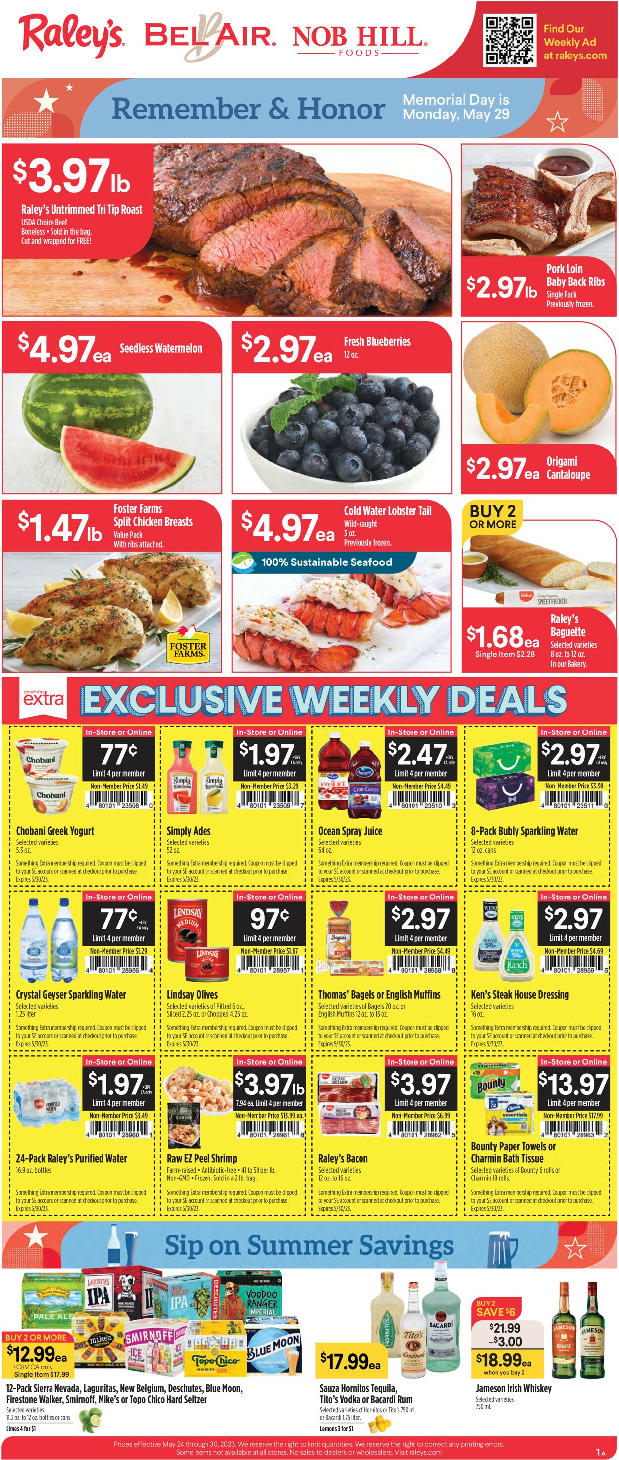 Catalogue Raley's from 05/24/2023