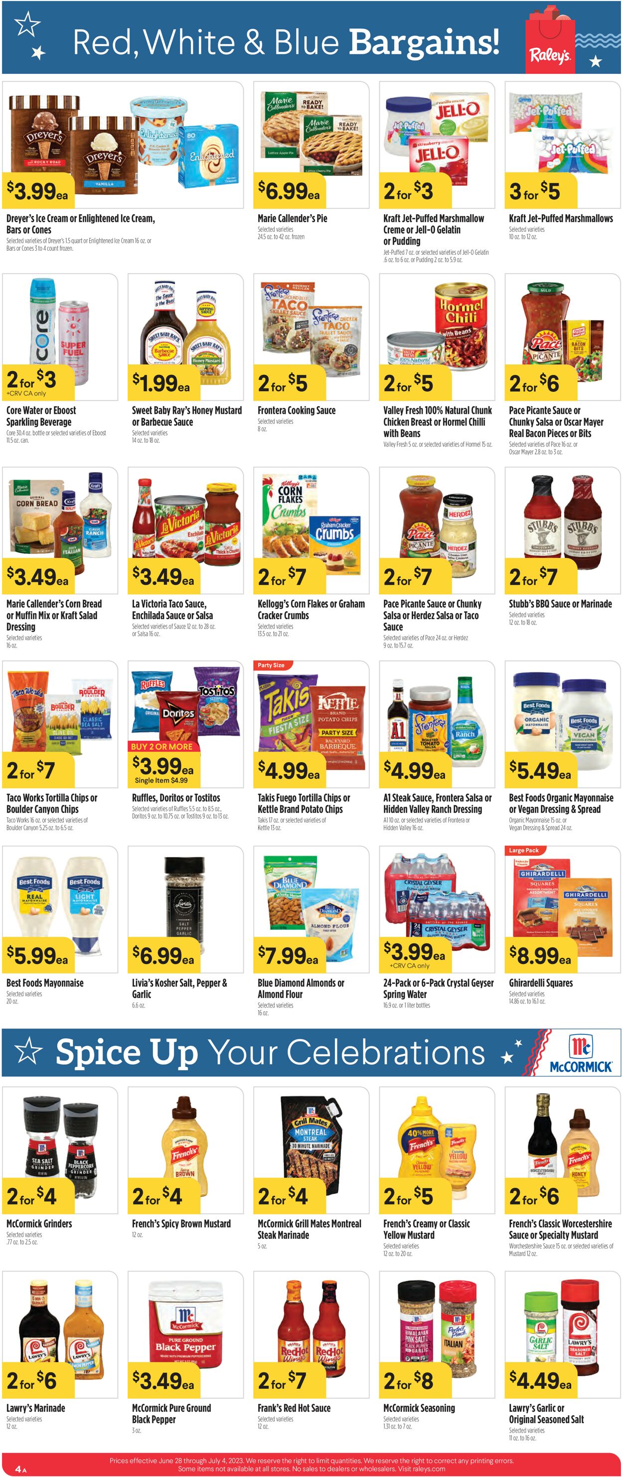 Catalogue Raley's from 06/28/2023