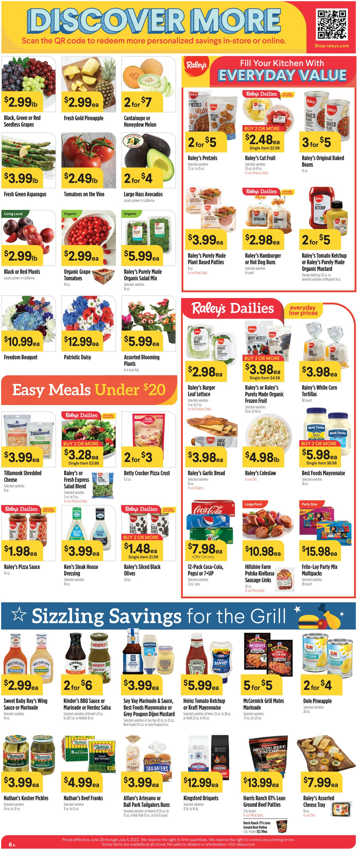 Catalogue Raley's from 06/28/2023