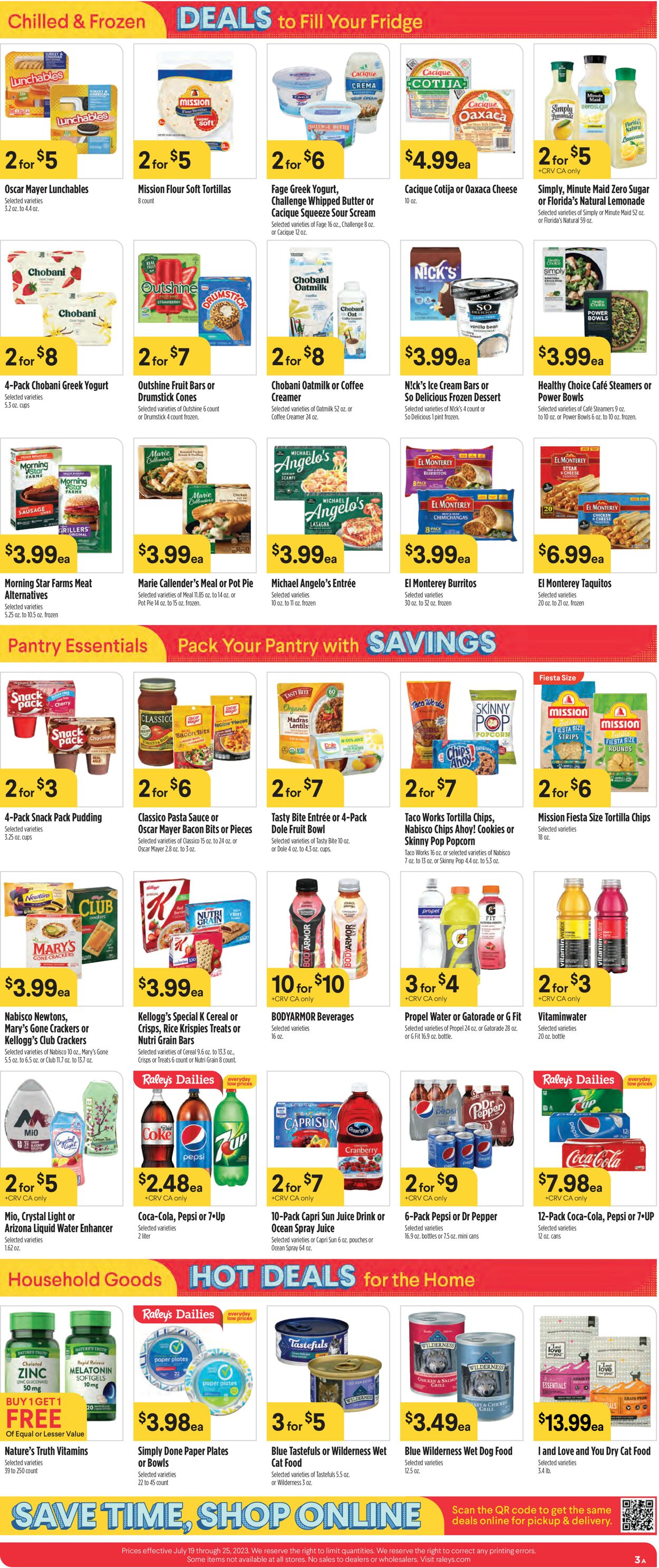 Catalogue Raley's from 07/19/2023