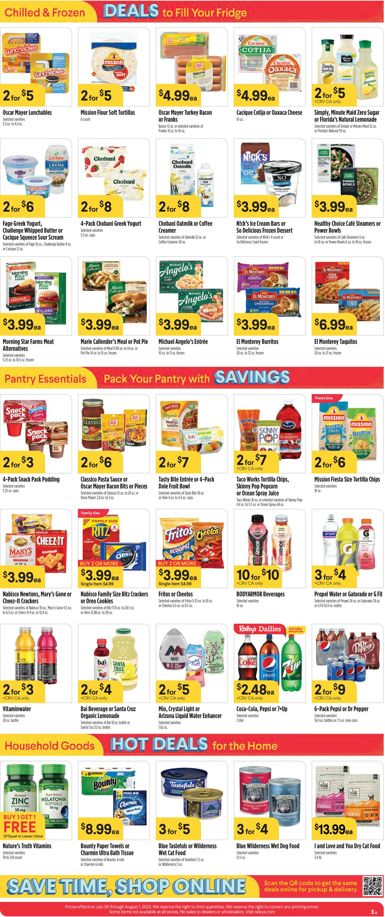 Catalogue Raley's from 07/26/2023