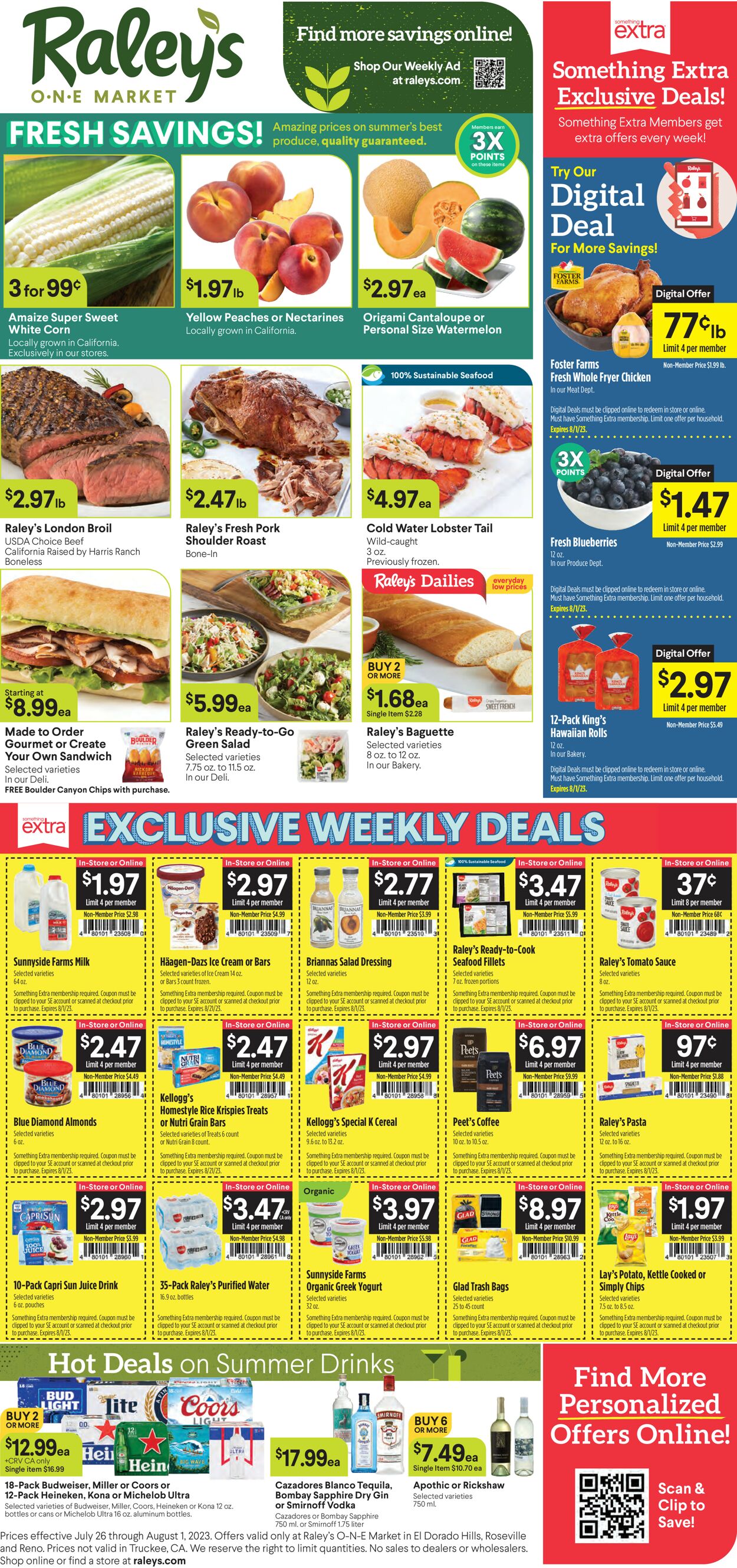 Catalogue Raley's from 07/26/2023