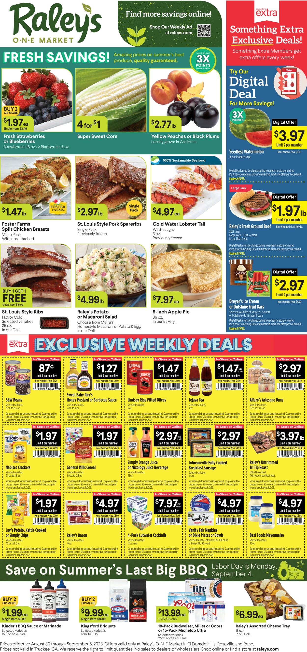 Catalogue Raley's from 08/30/2023