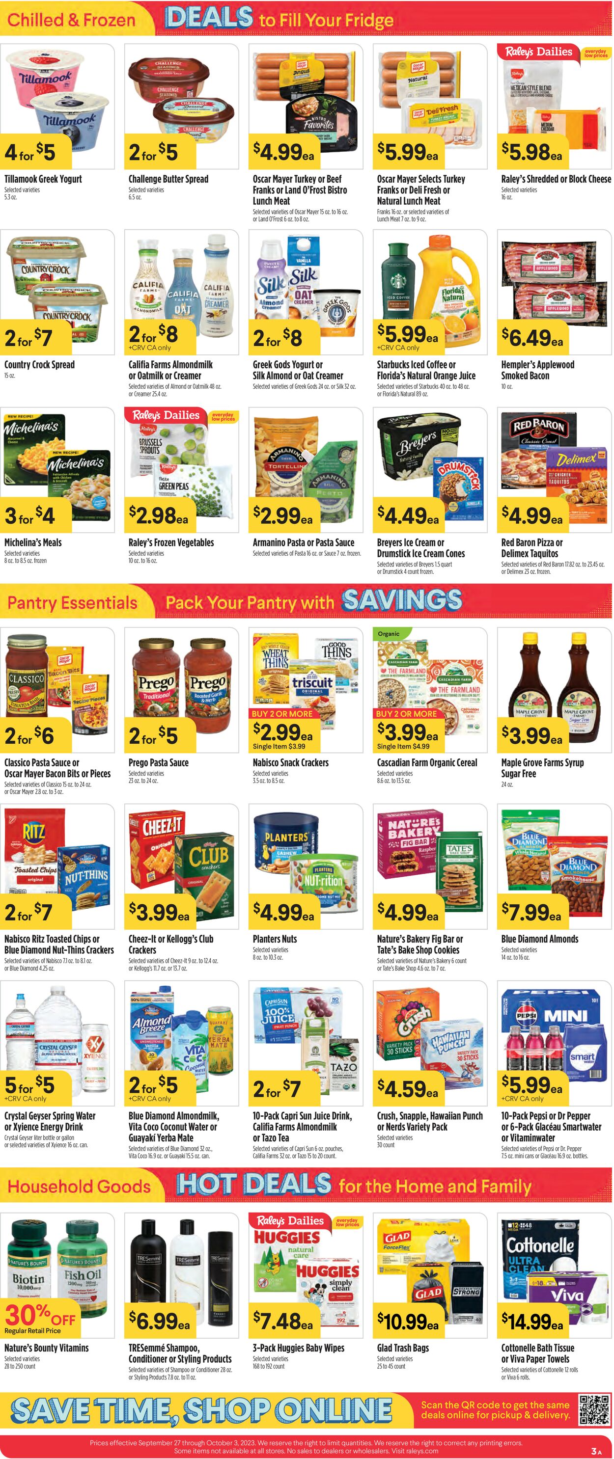 Catalogue Raley's from 09/27/2023