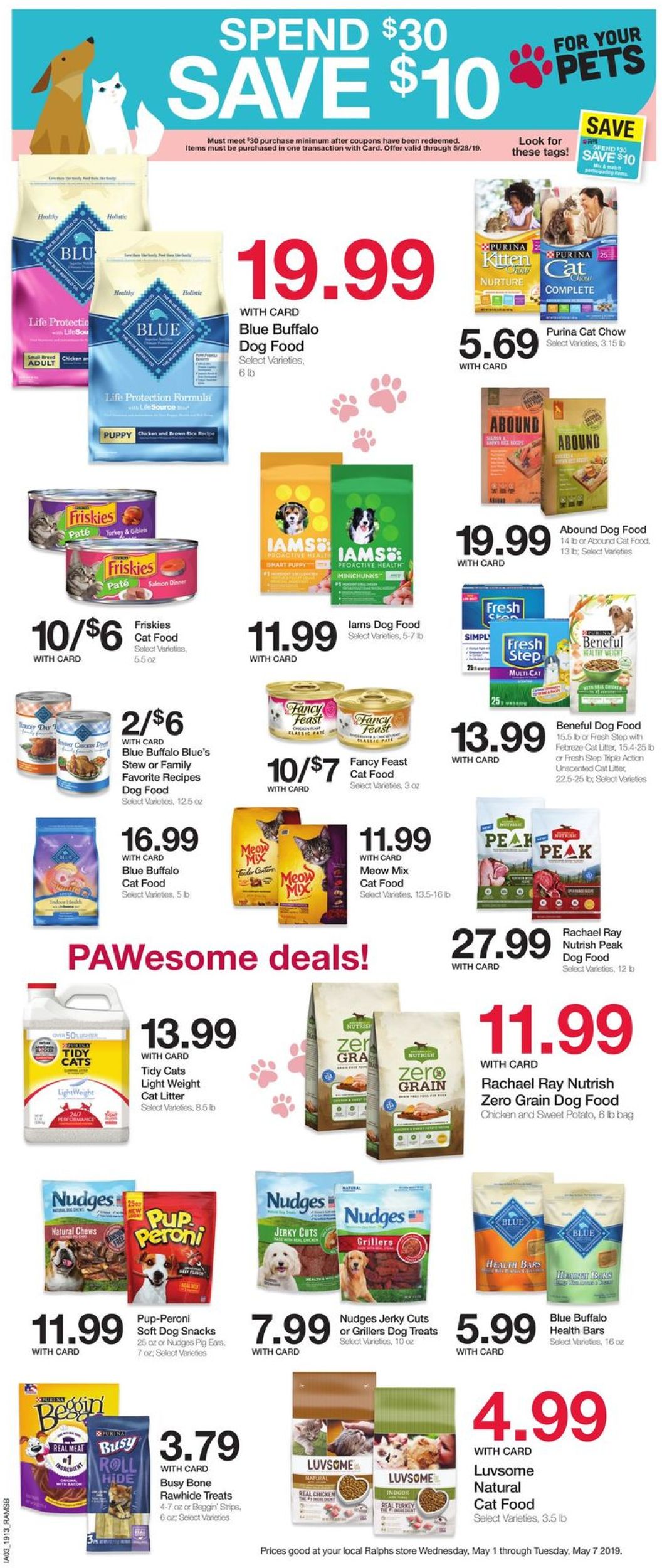 Catalogue Ralphs from 05/01/2019