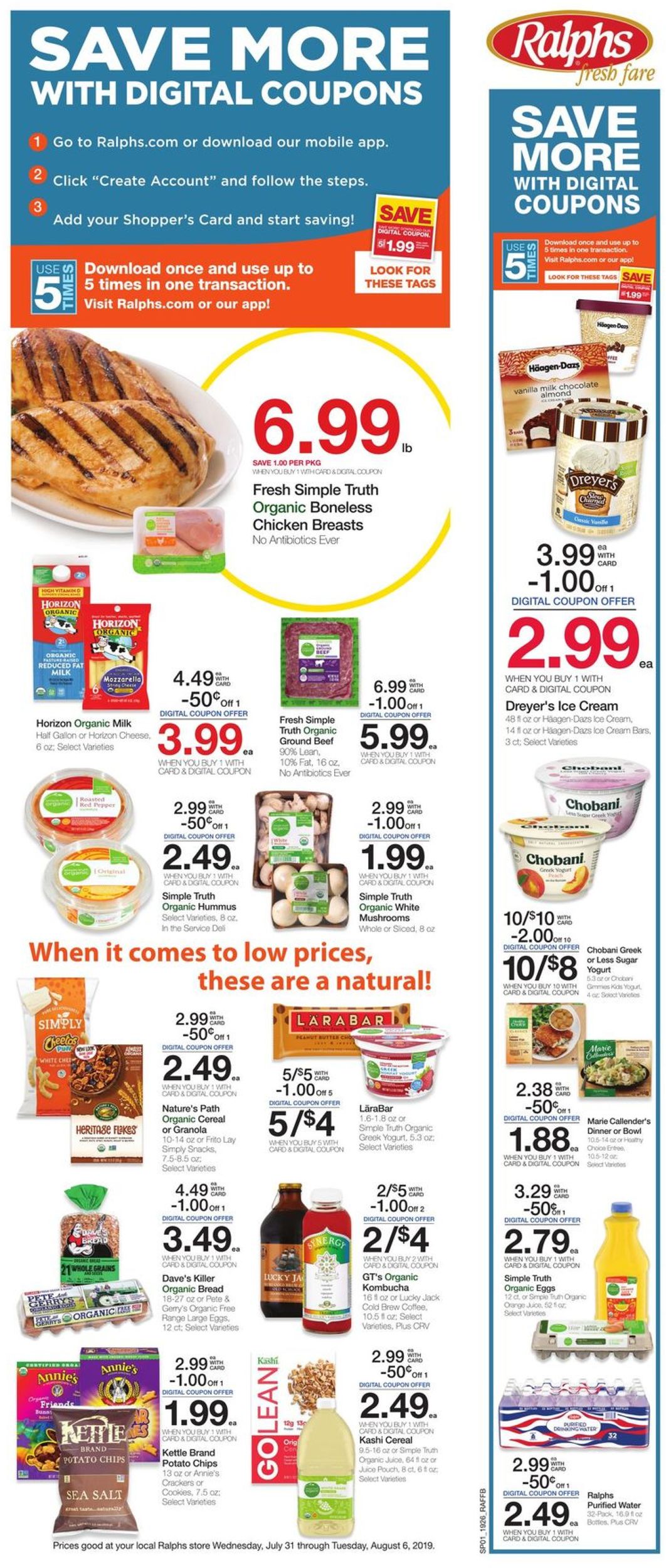 Catalogue Ralphs from 07/31/2019
