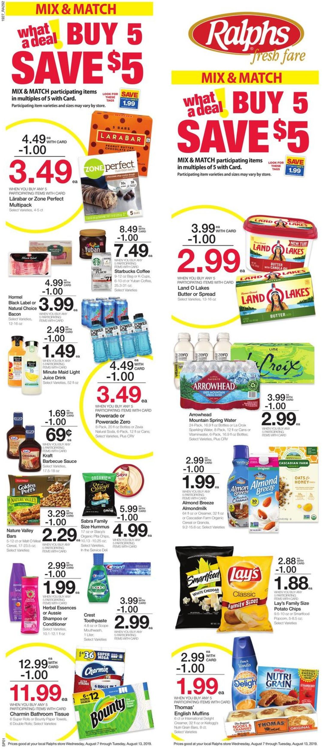 Catalogue Ralphs from 08/07/2019