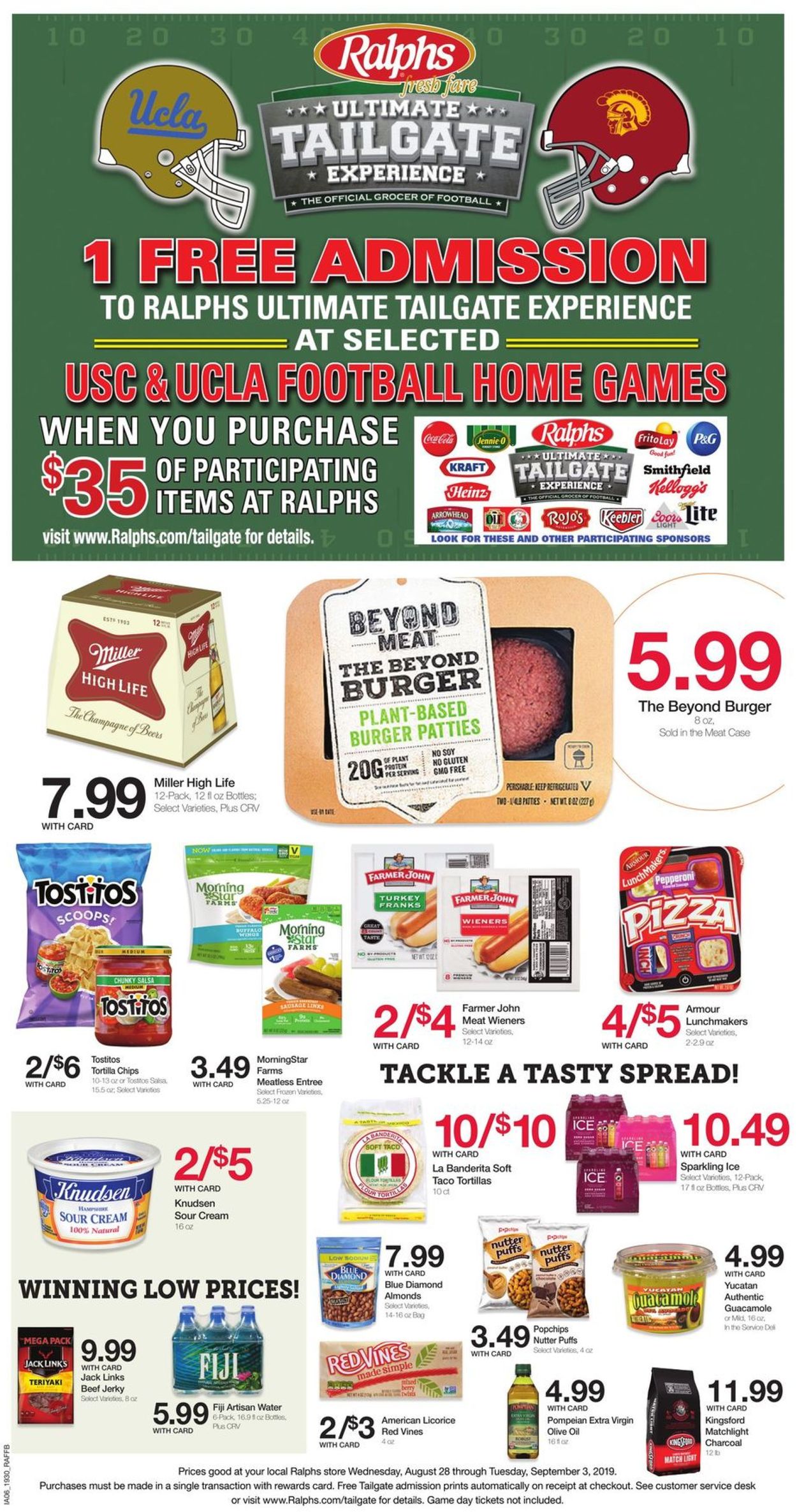 Catalogue Ralphs from 08/28/2019