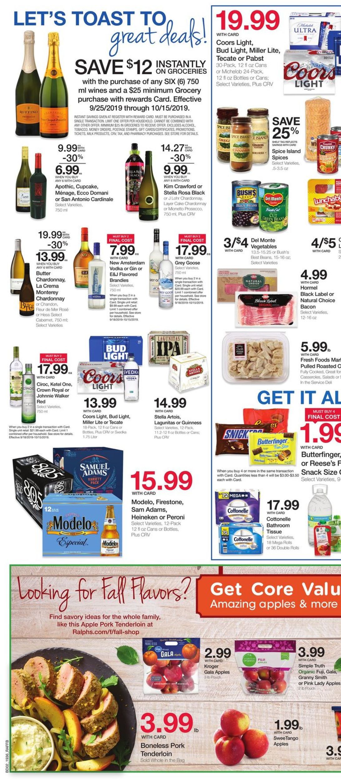 Catalogue Ralphs from 10/09/2019
