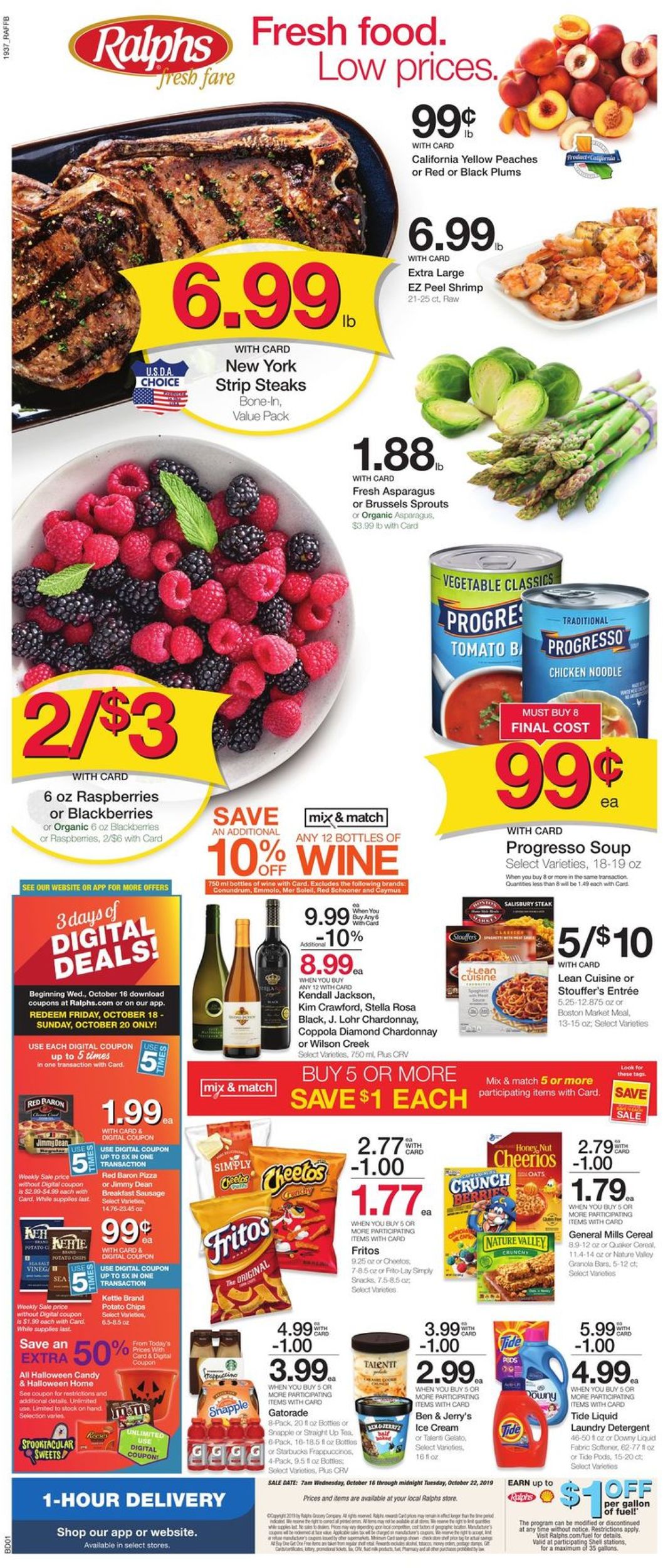 Catalogue Ralphs from 10/16/2019