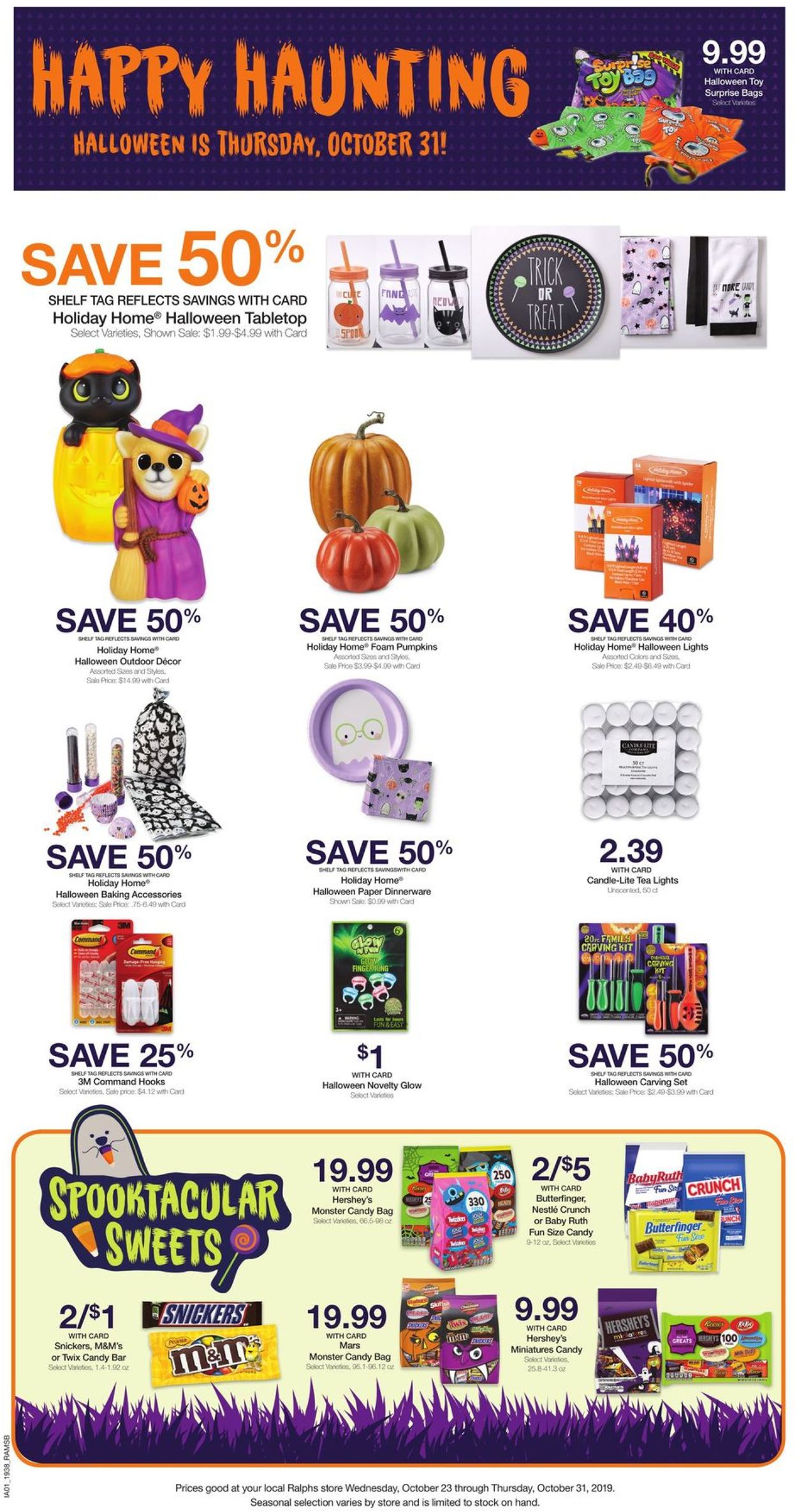 Catalogue Ralphs from 10/23/2019