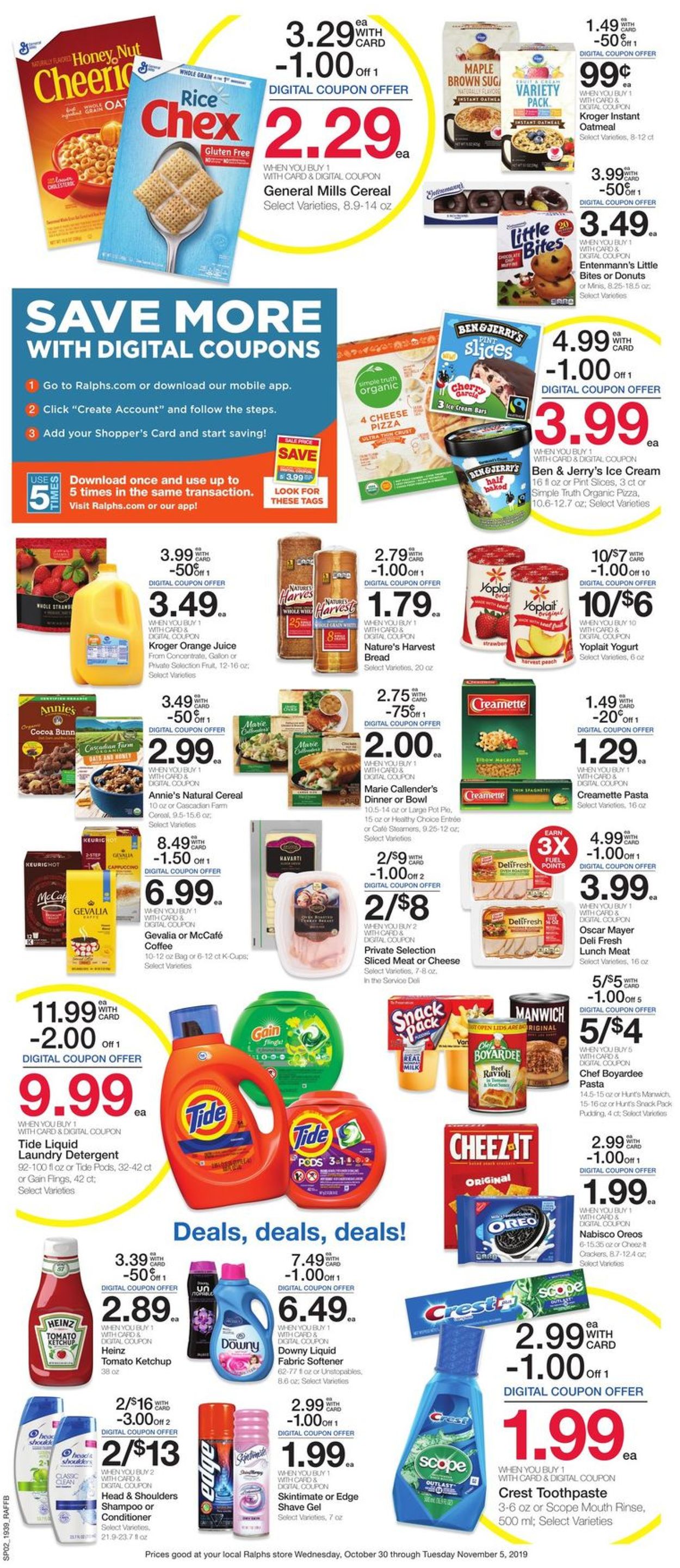 Ralphs Current weekly ad 10/30 - 11/05/2019 [3] - frequent-ads.com