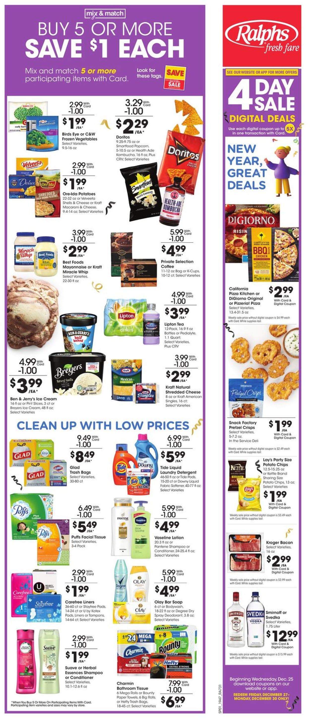 Catalogue Ralphs - New Year's Ad 2019/2020 from 12/26/2019