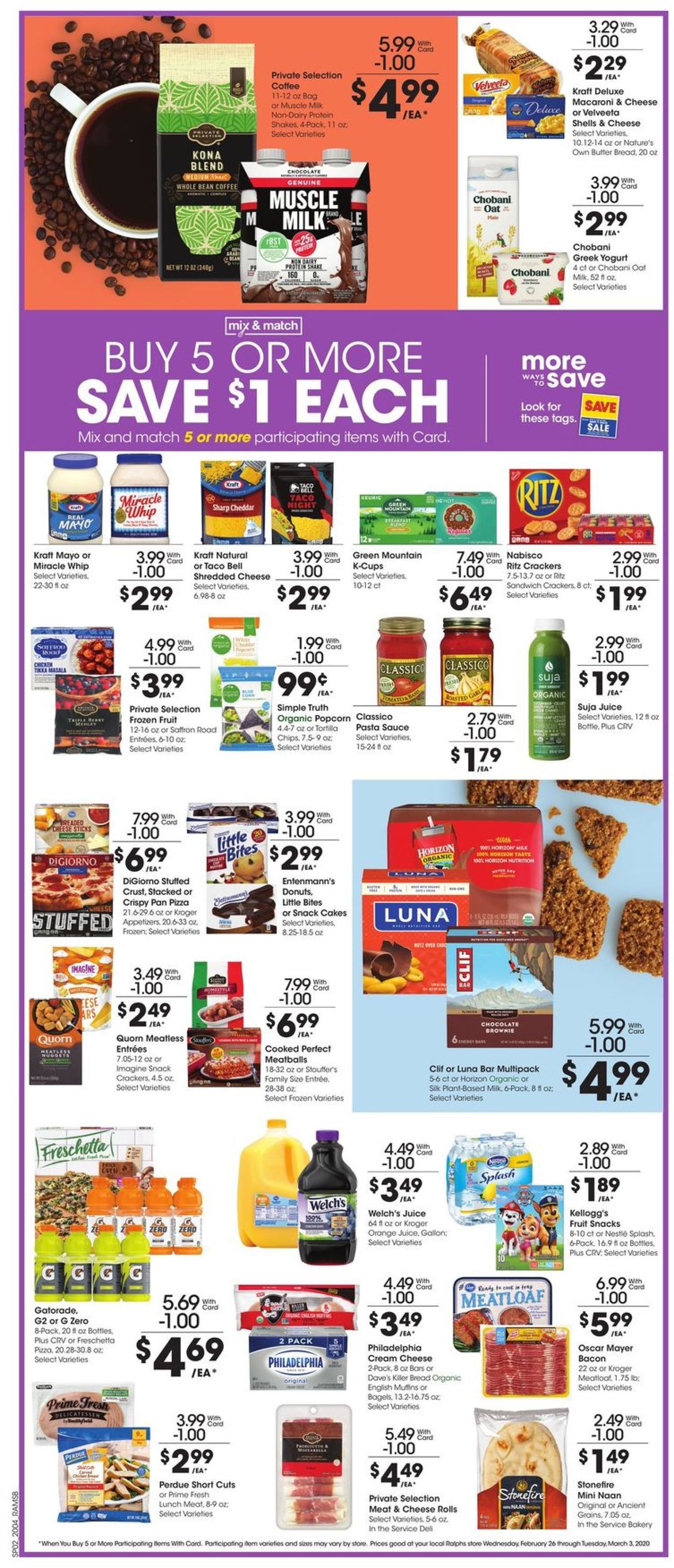 Catalogue Ralphs from 02/26/2020