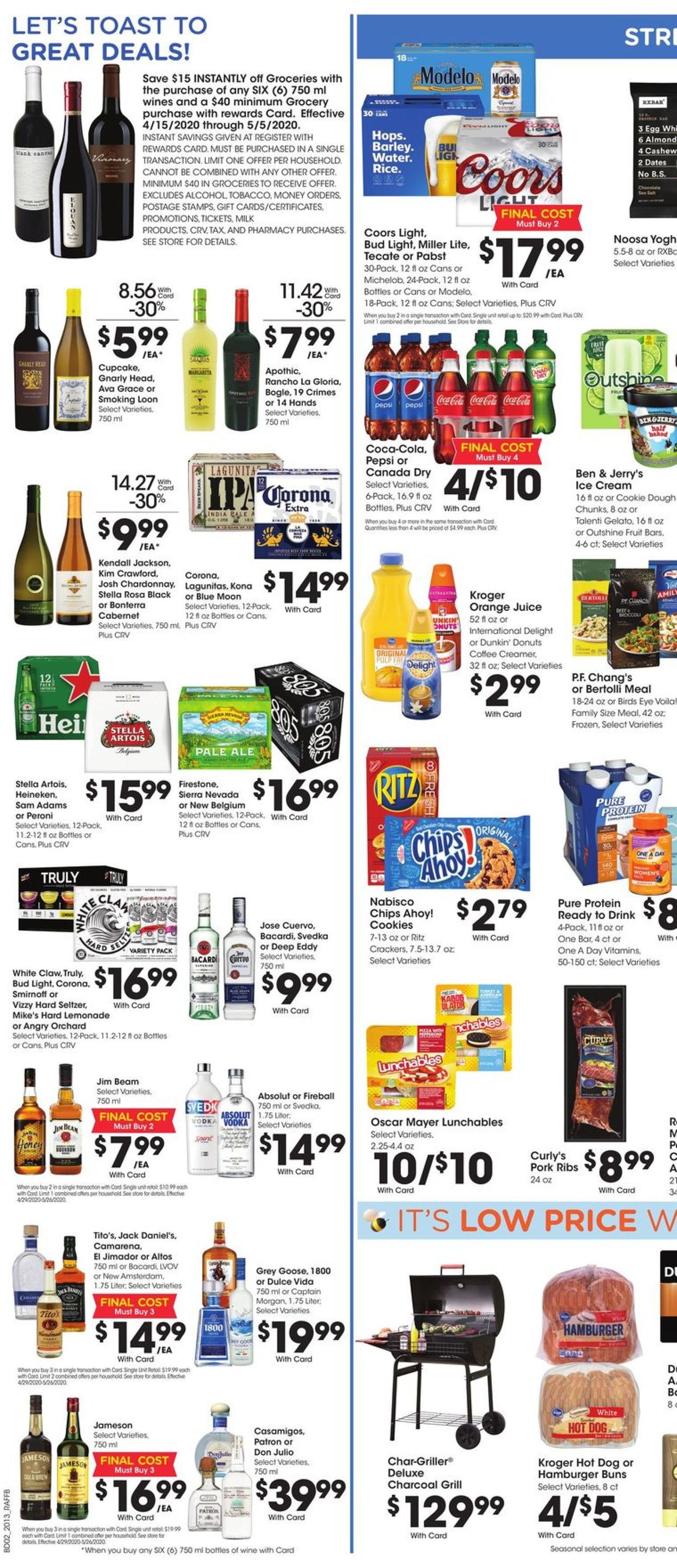 Catalogue Ralphs from 04/29/2020