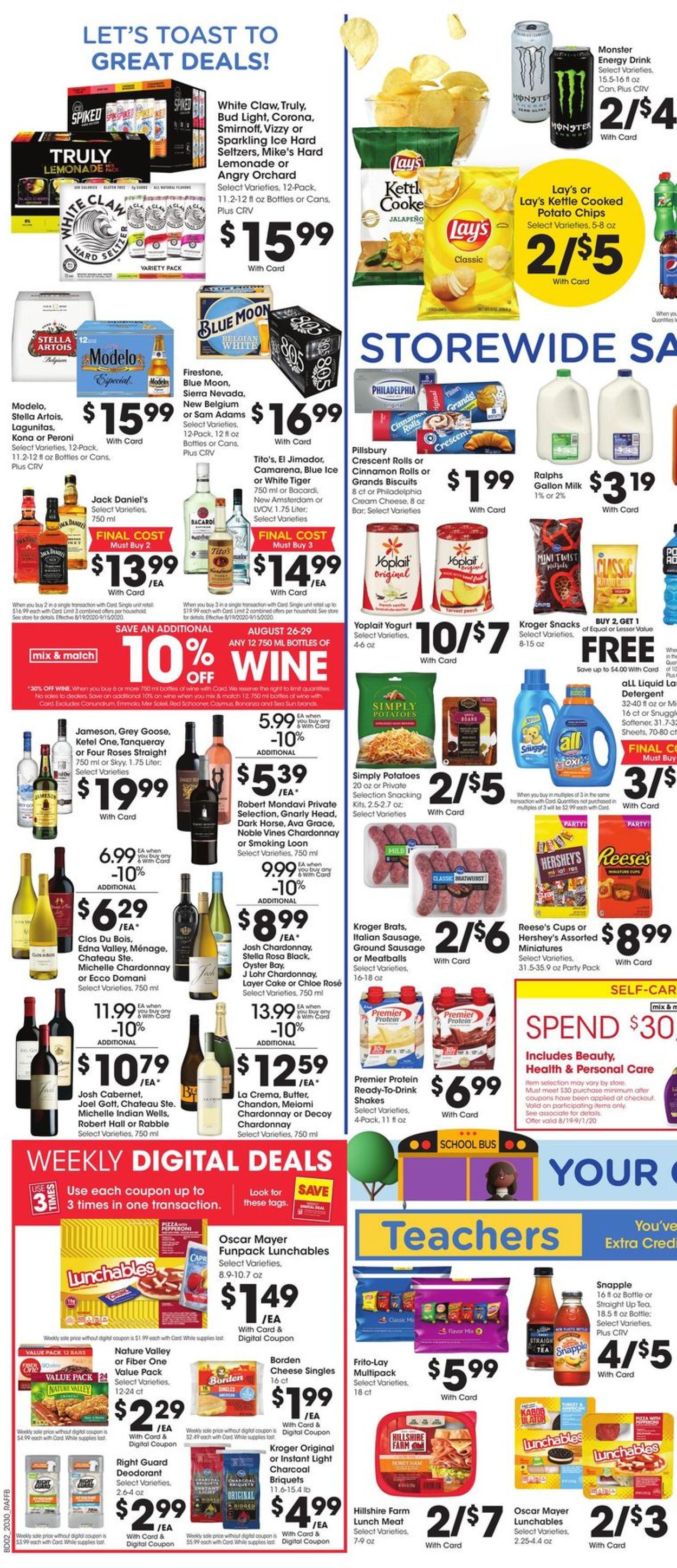 Catalogue Ralphs from 08/26/2020