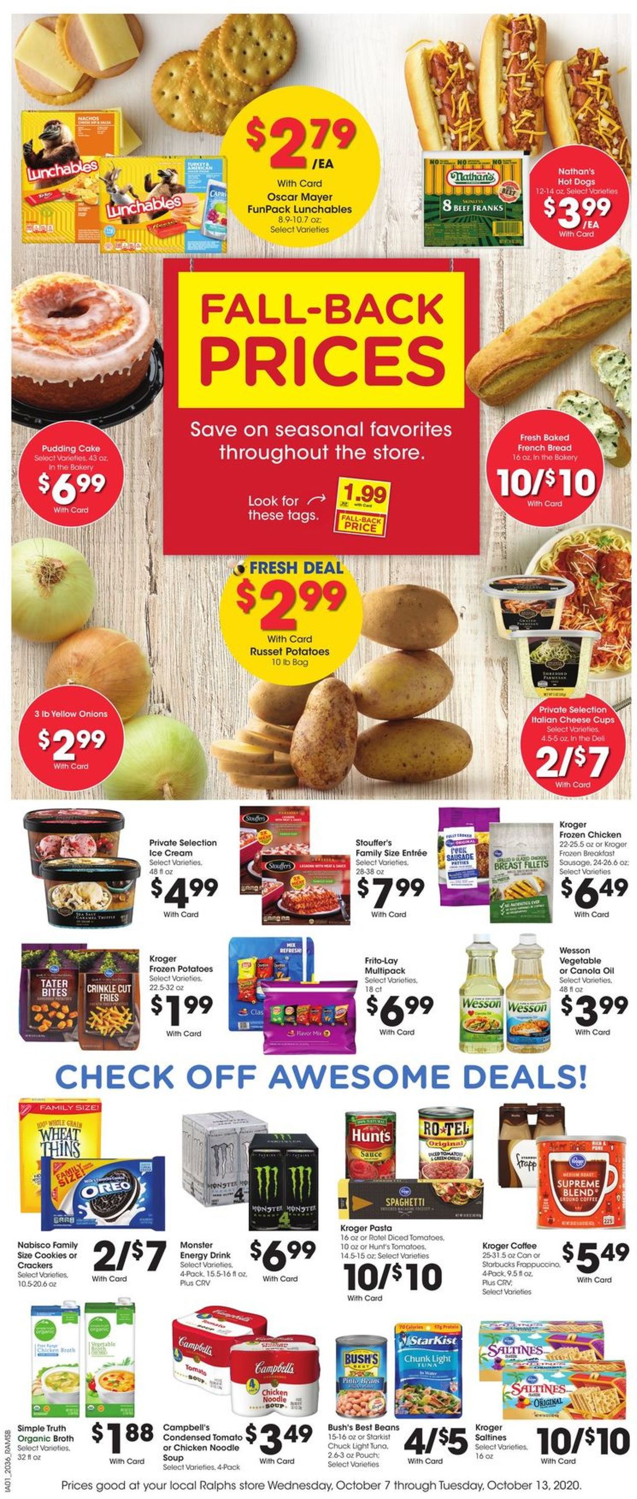 Catalogue Ralphs from 10/07/2020