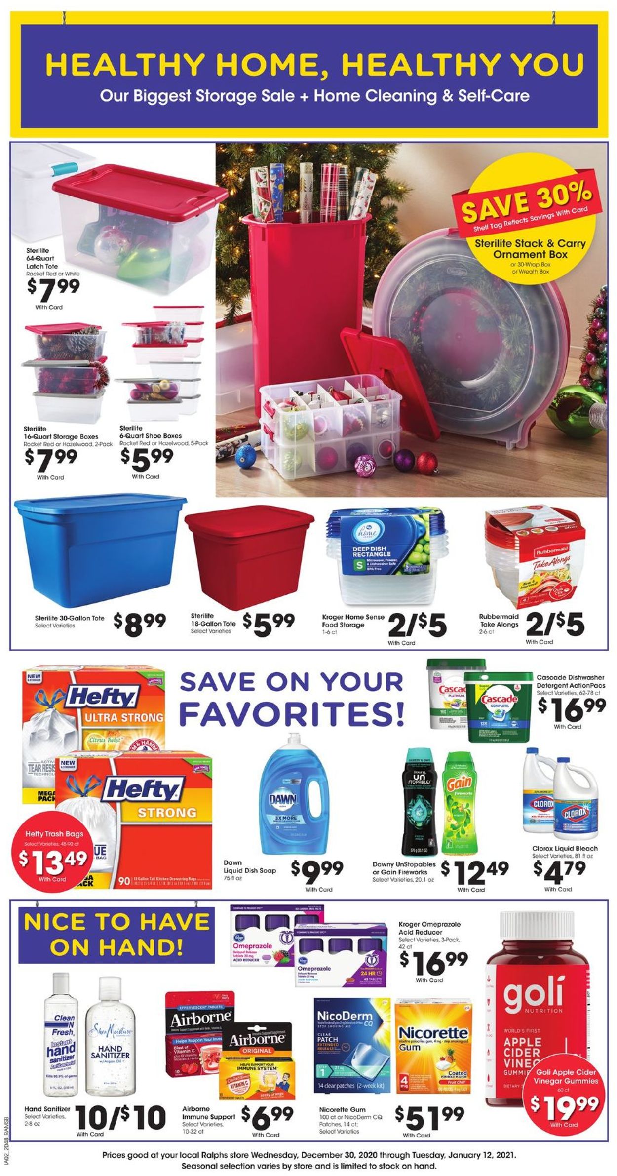 Catalogue Ralphs from 12/30/2020