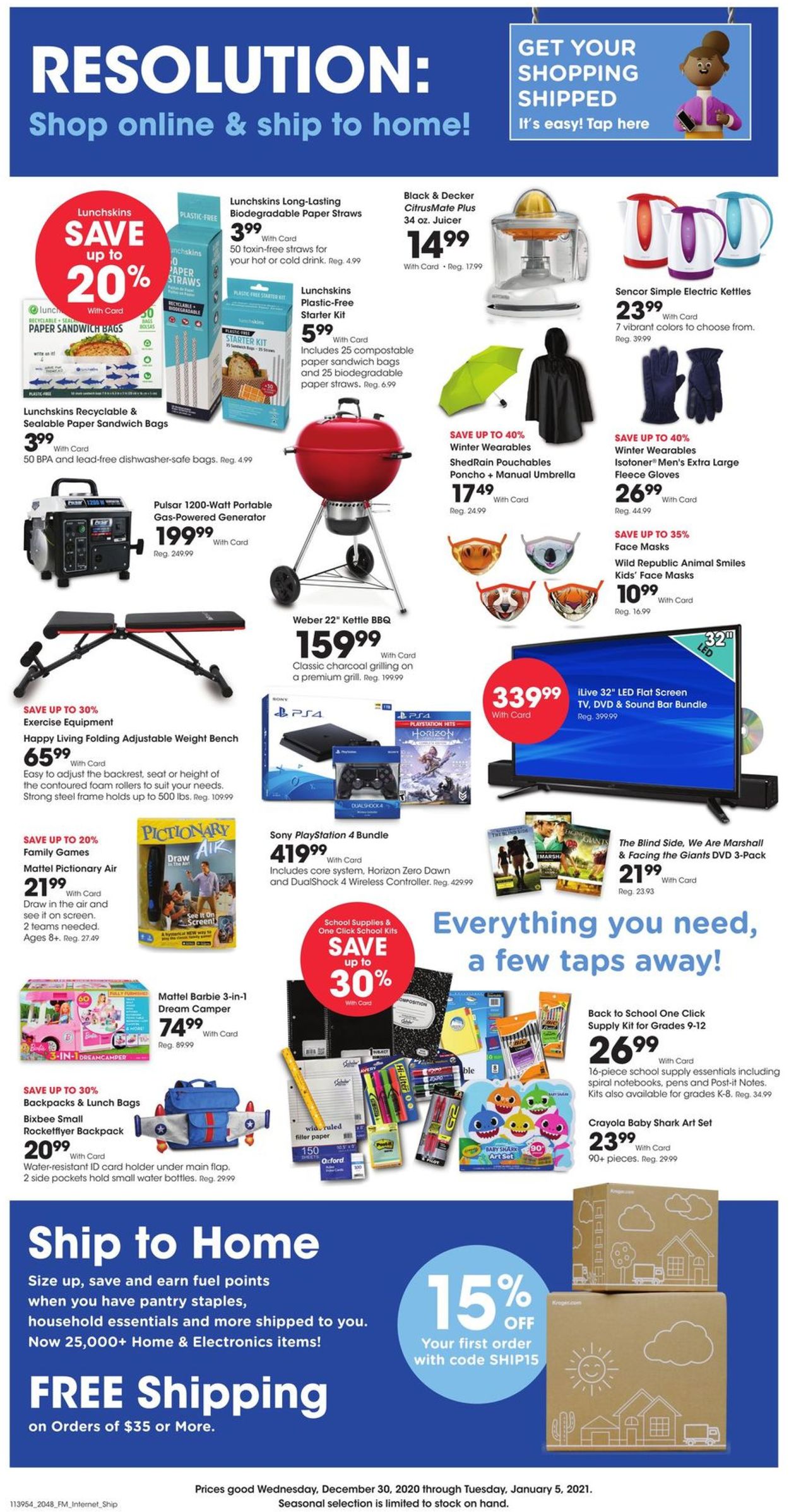 Catalogue Ralphs from 12/30/2020