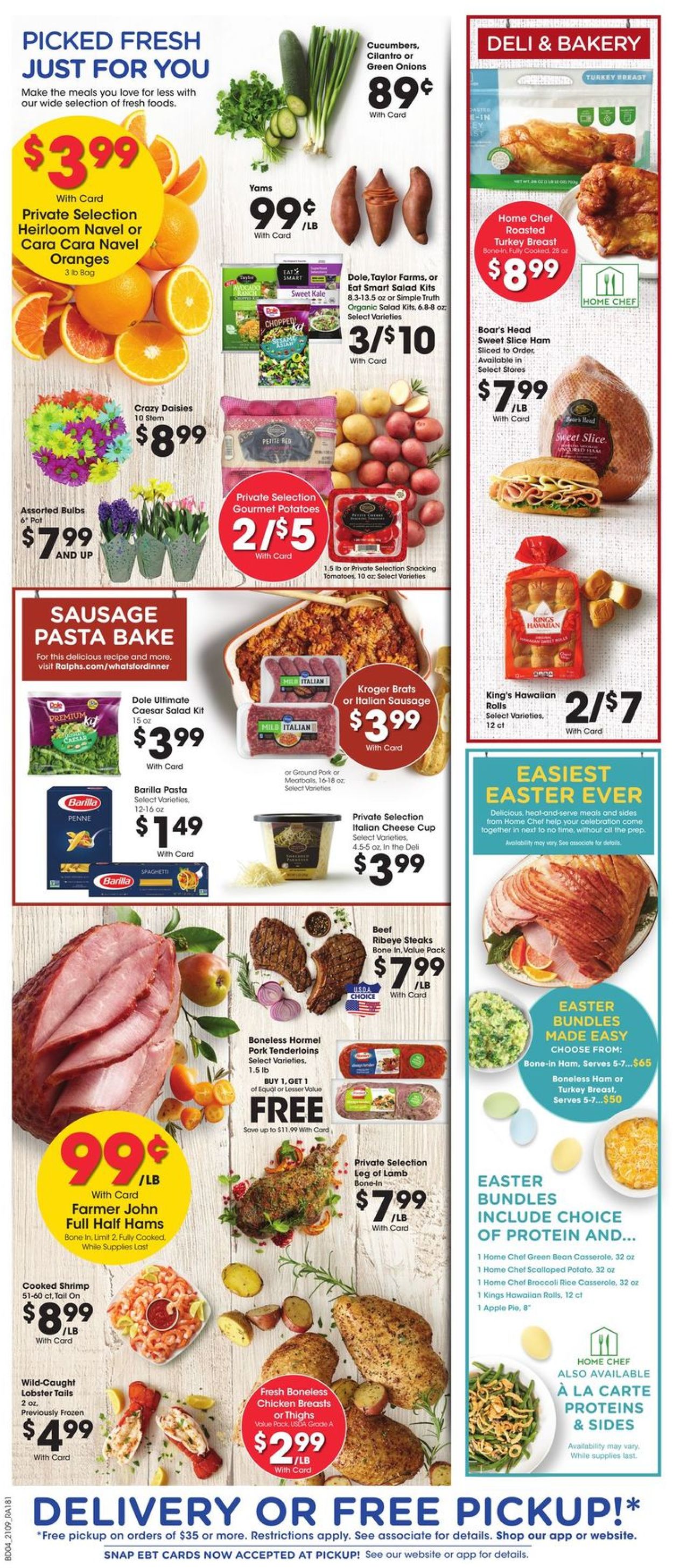 Catalogue Ralphs - Easter 2021 Ad from 03/31/2021