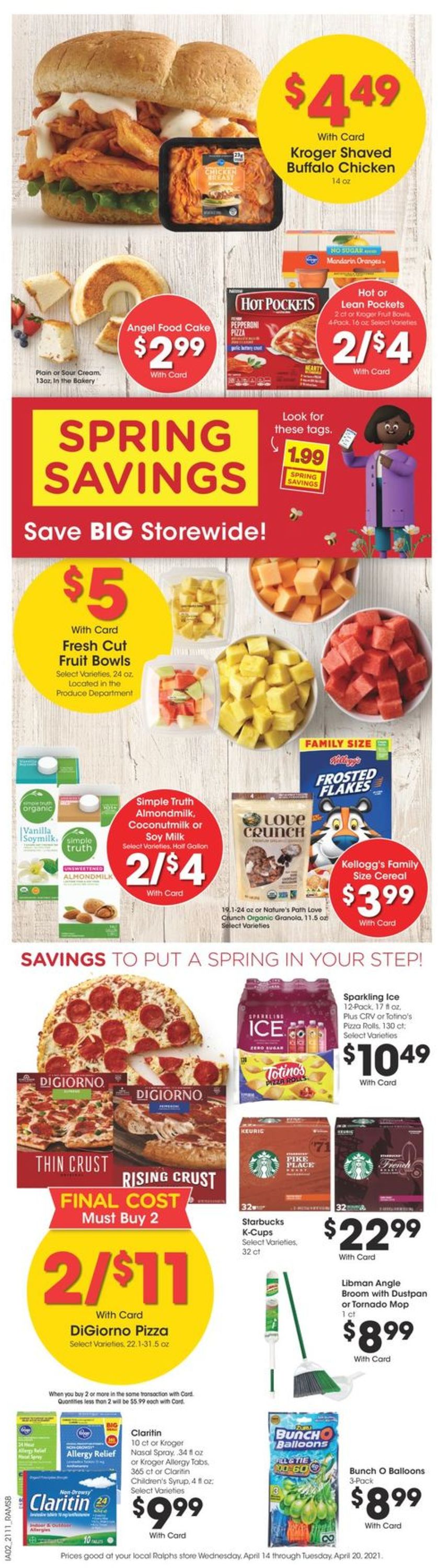 Catalogue Ralphs from 04/14/2021