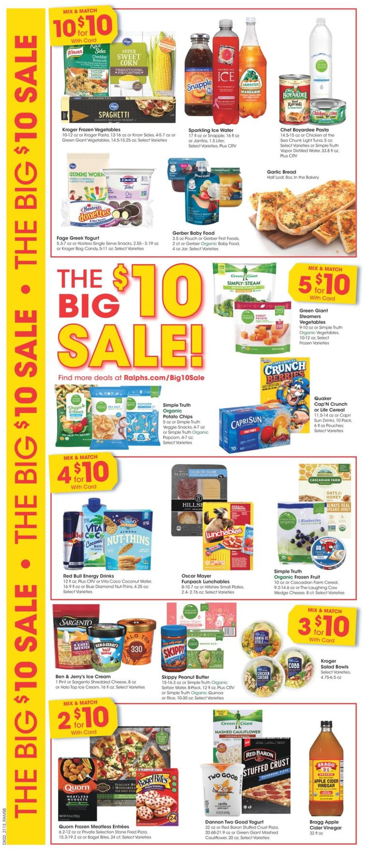 Catalogue Ralphs from 04/28/2021