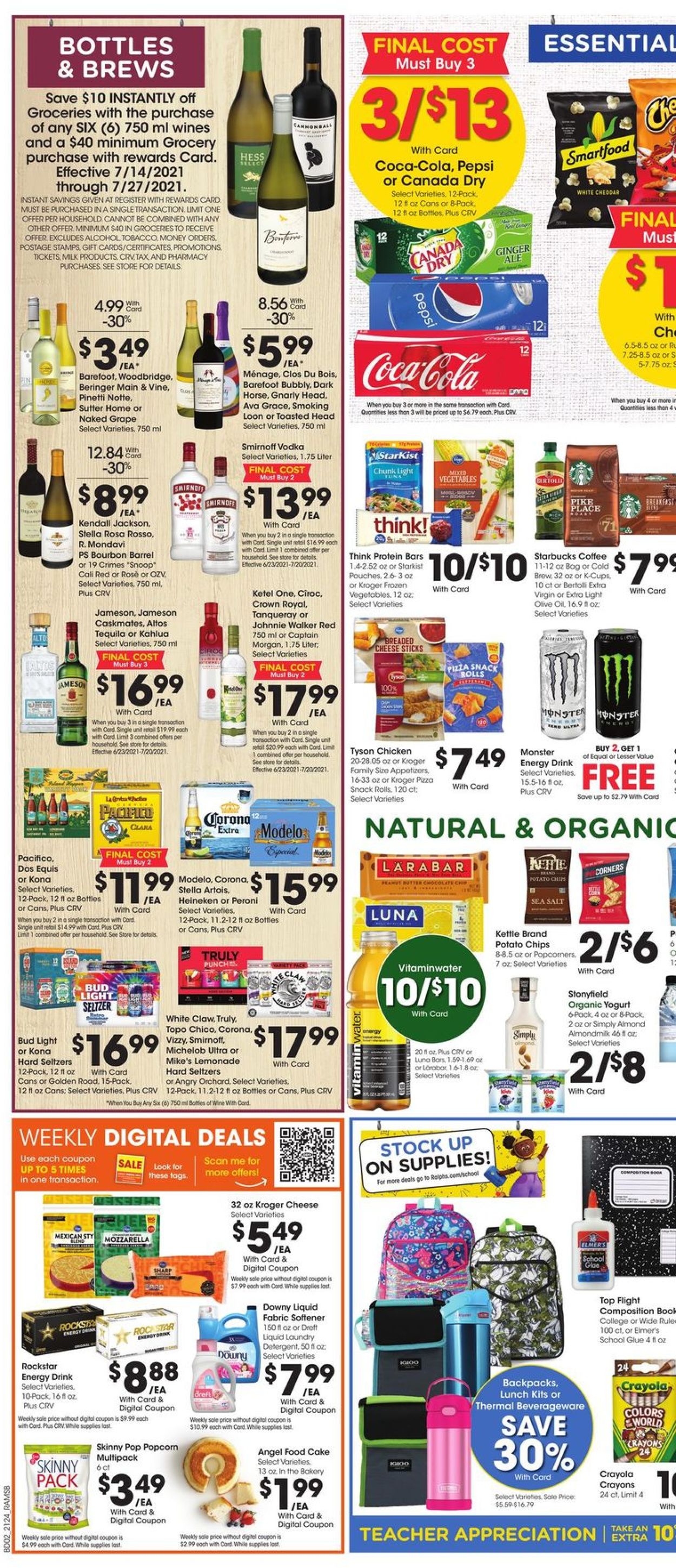 Catalogue Ralphs from 07/14/2021