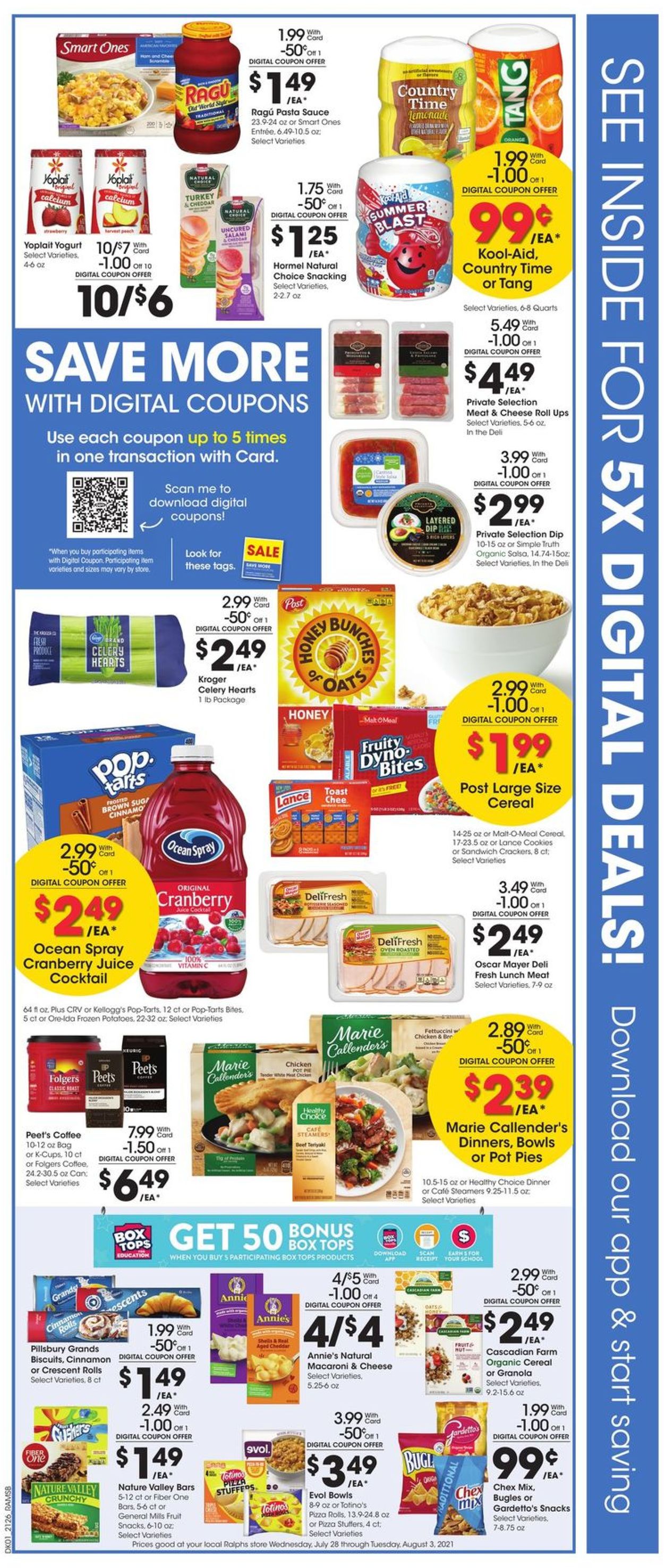 Catalogue Ralphs from 07/28/2021