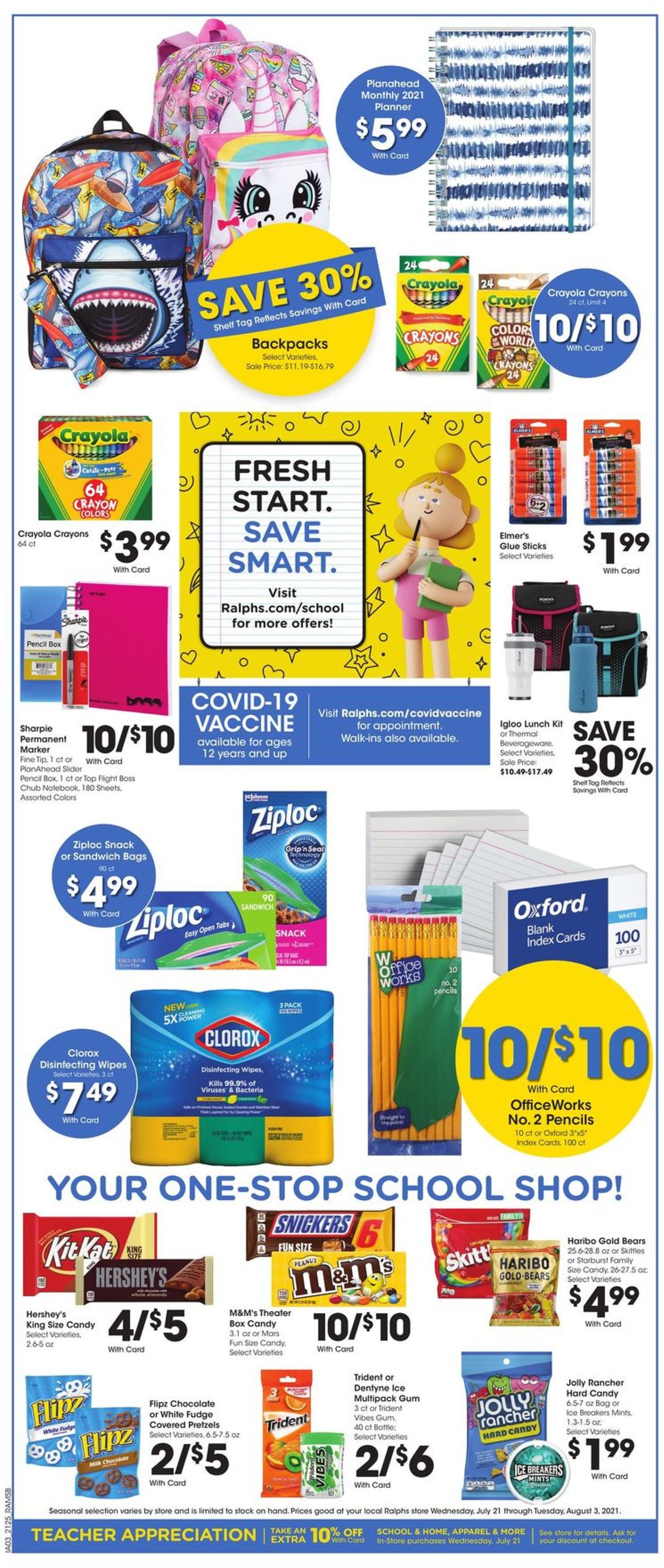 Catalogue Ralphs from 08/04/2021