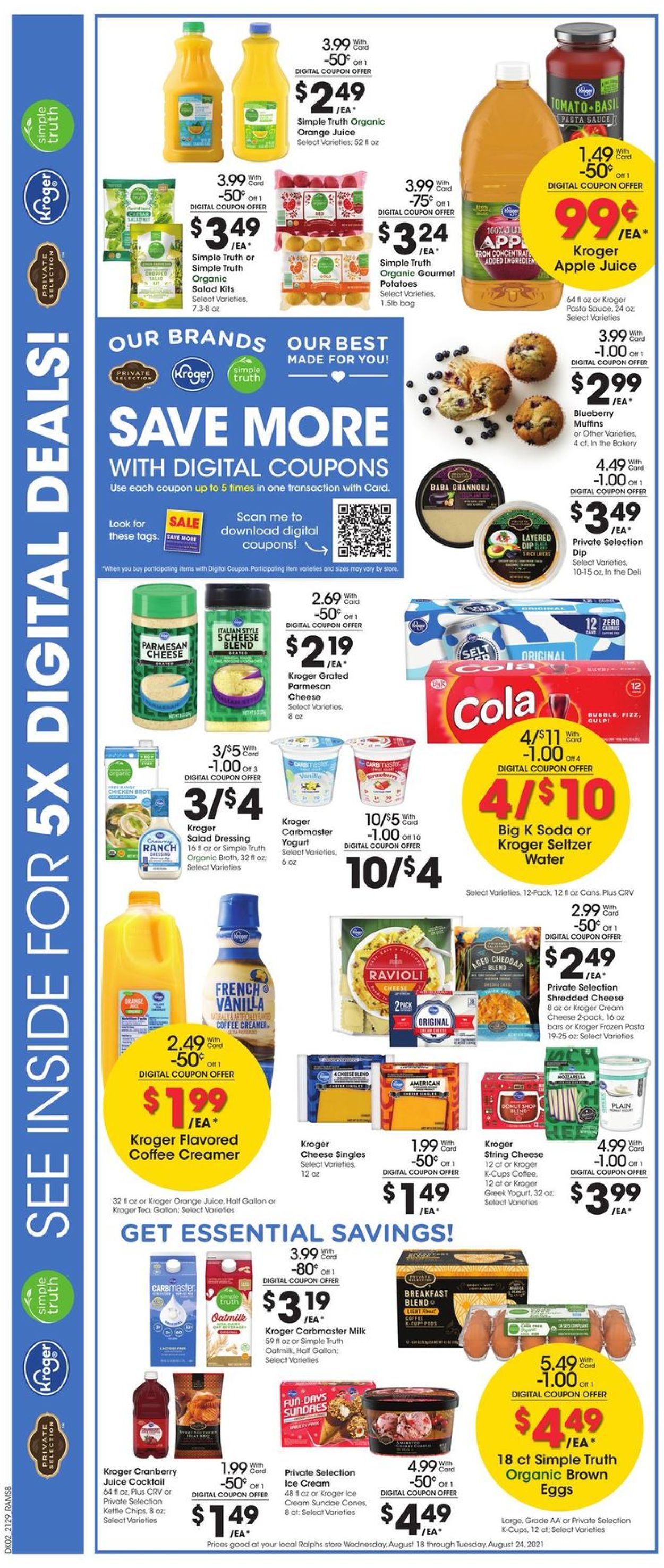 Catalogue Ralphs from 08/18/2021