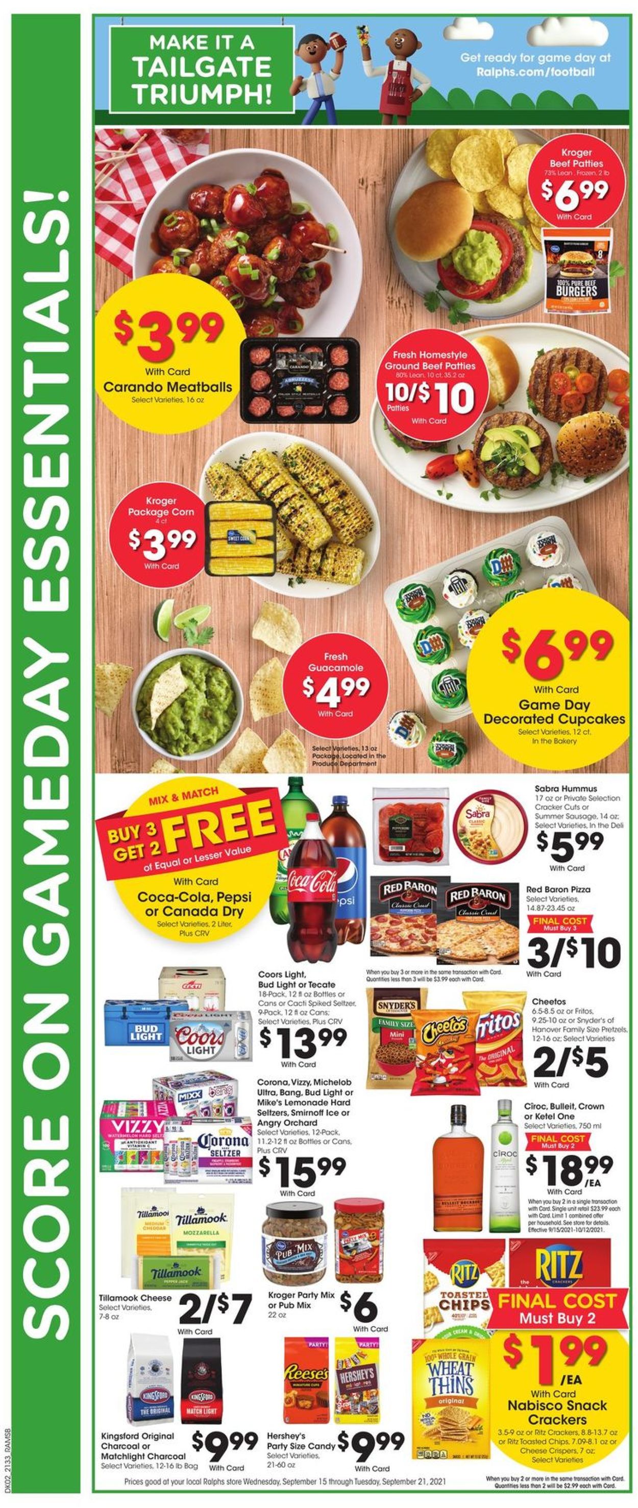 Catalogue Ralphs from 09/15/2021