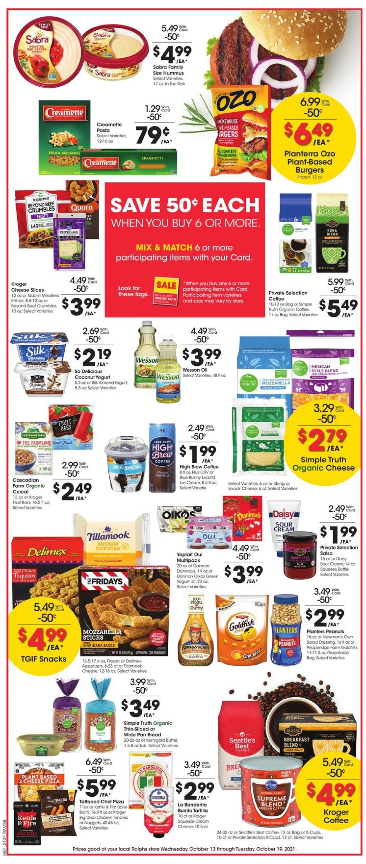 Catalogue Ralphs from 10/13/2021
