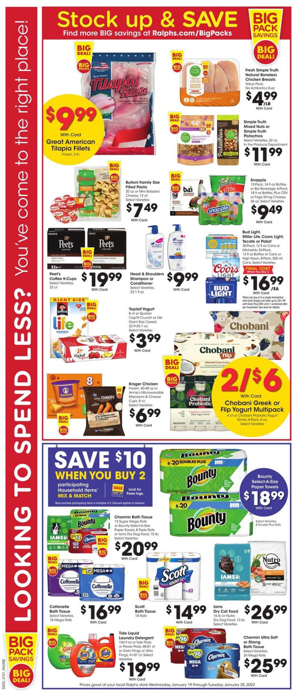 Catalogue Ralphs from 01/19/2022