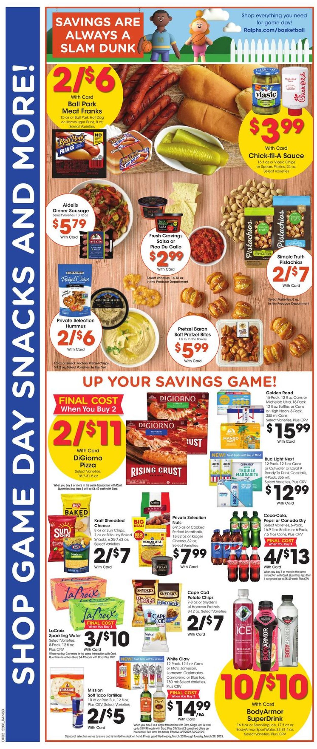 Catalogue Ralphs from 03/23/2022