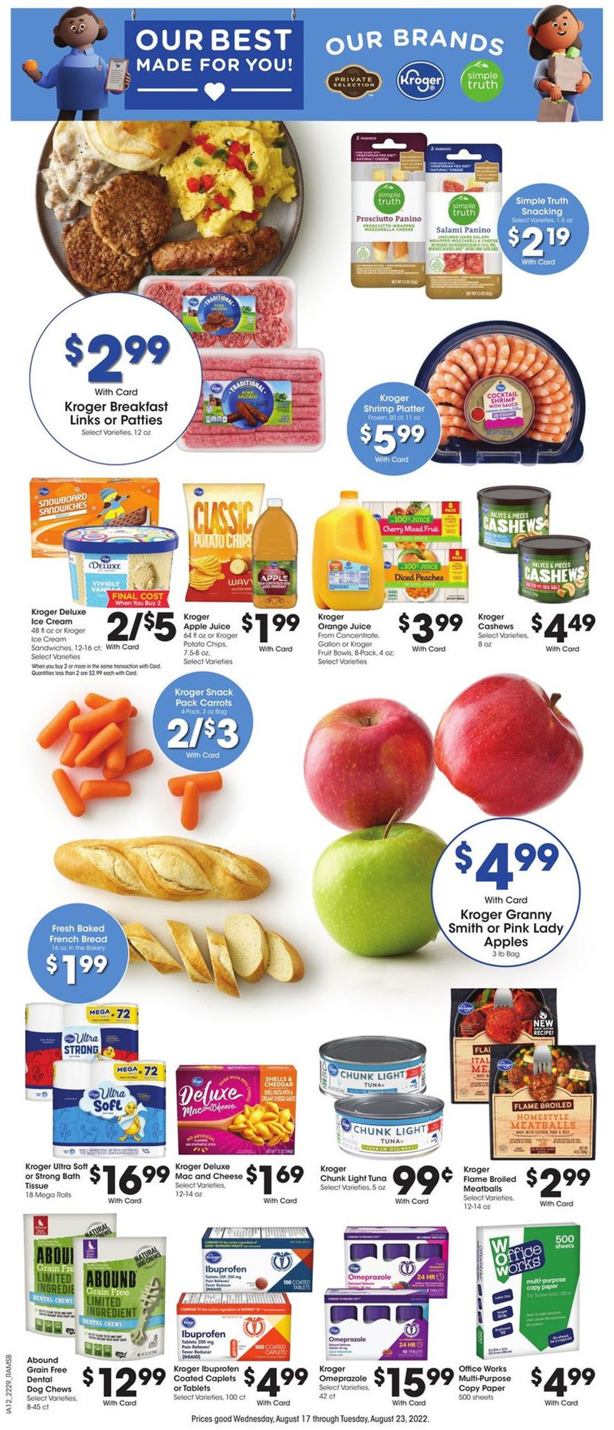 Catalogue Ralphs from 08/17/2022