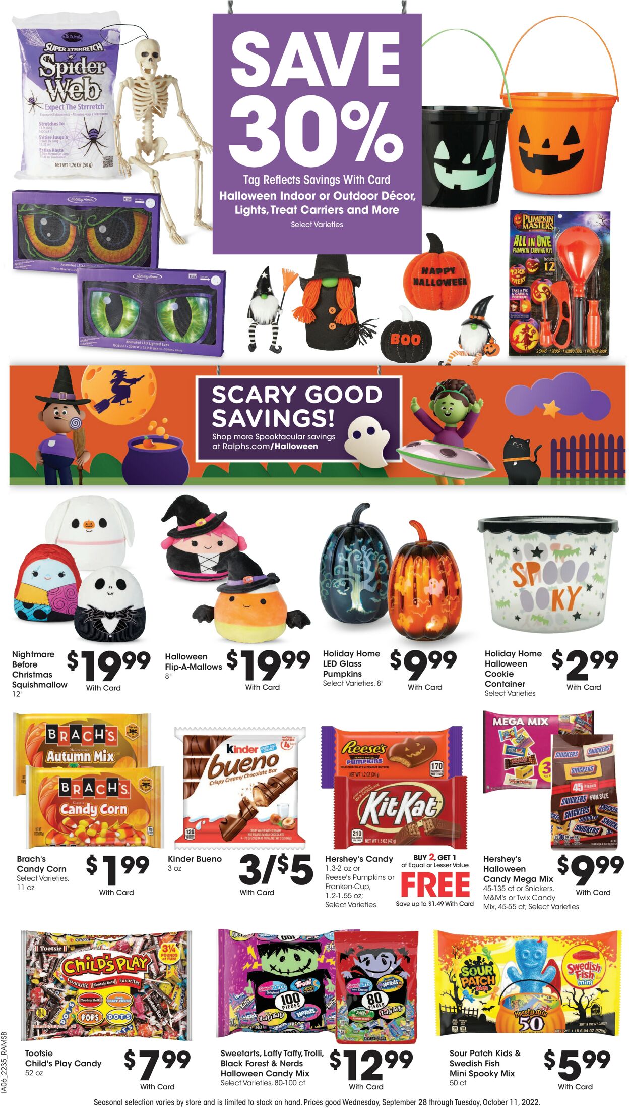 Catalogue Ralphs from 09/28/2022